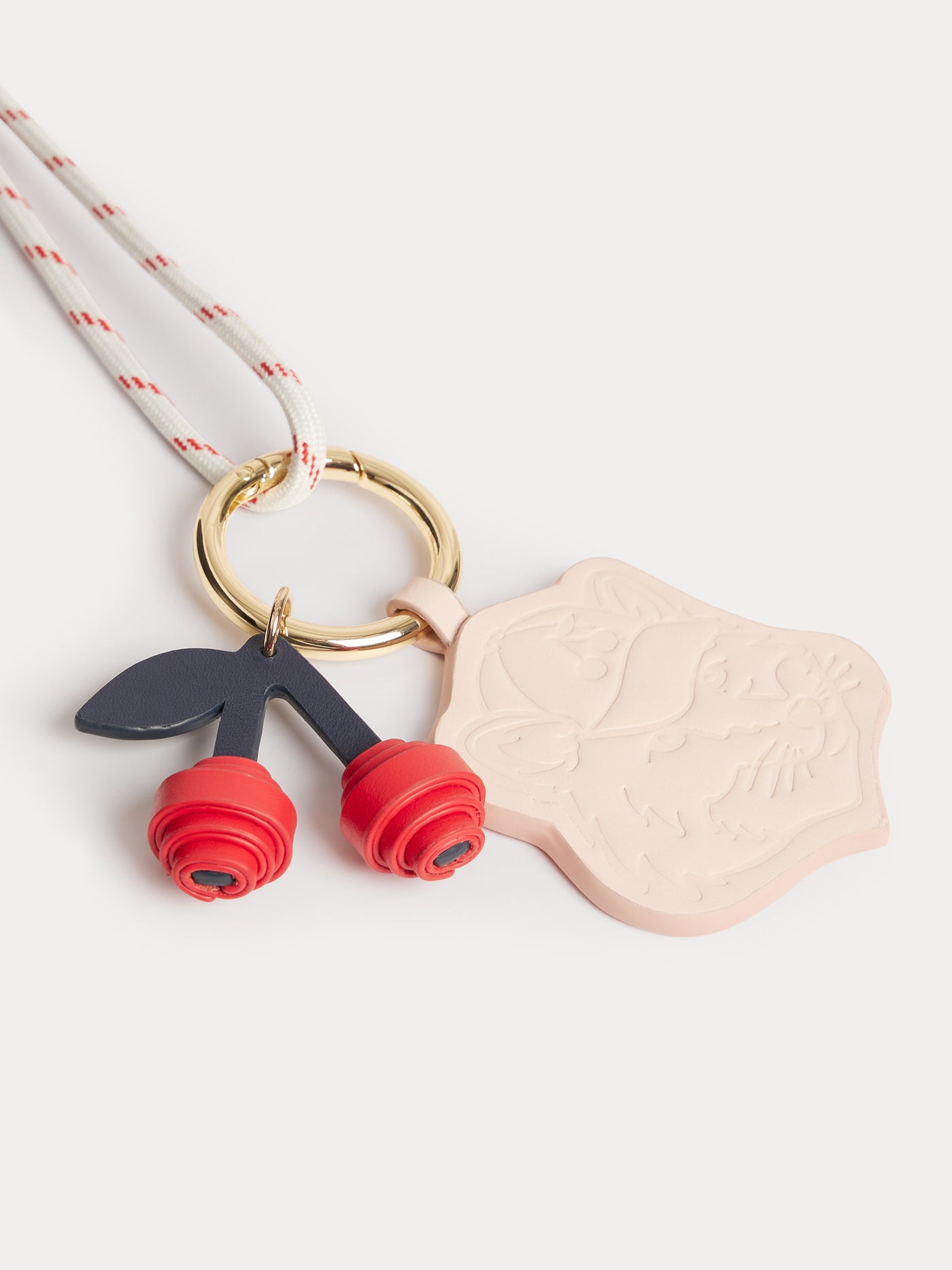Bonpoint x Maison Kitsuné Liliane leather necklace