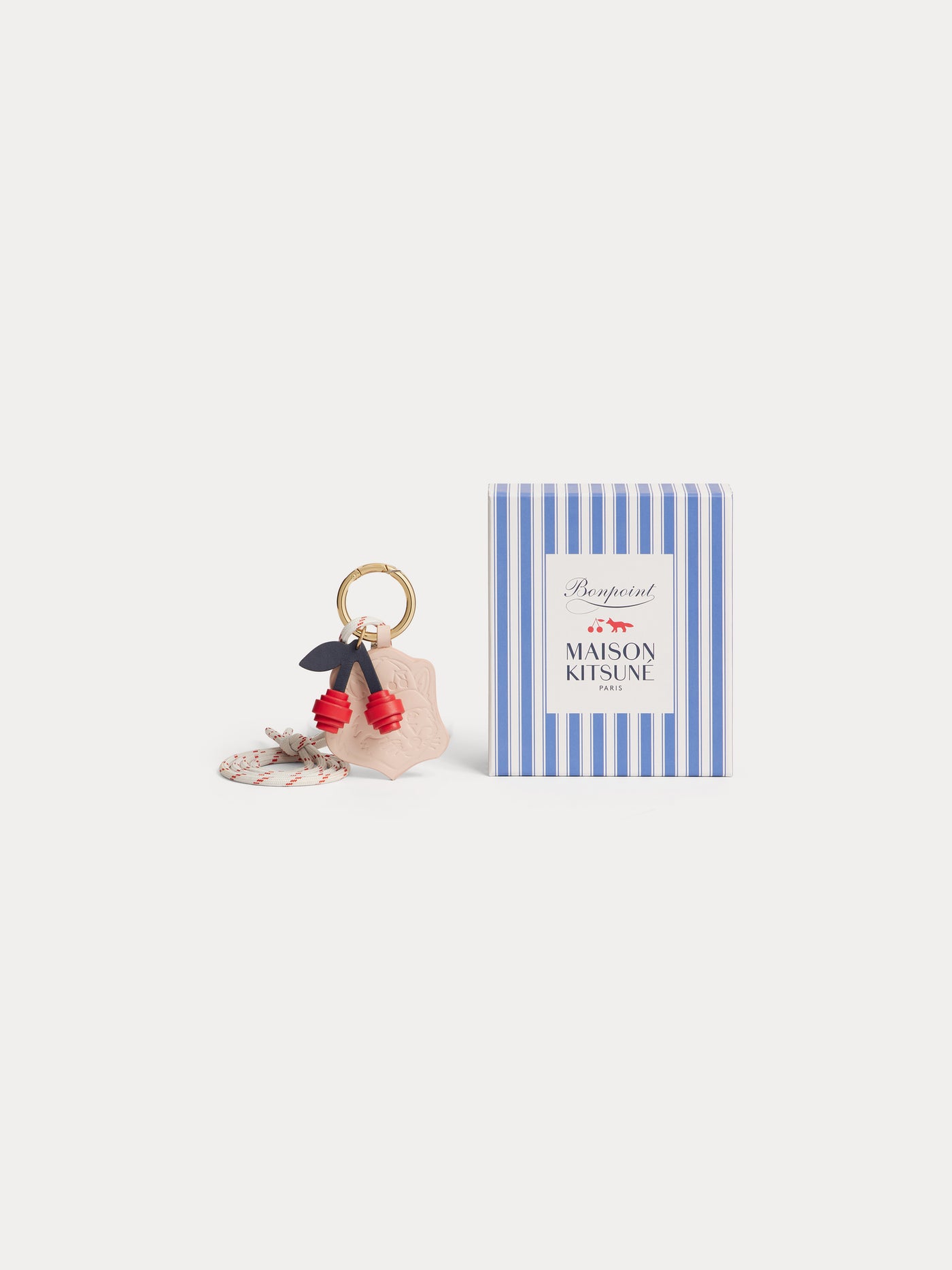 Bonpoint x Maison Kitsuné Liliane leather necklace