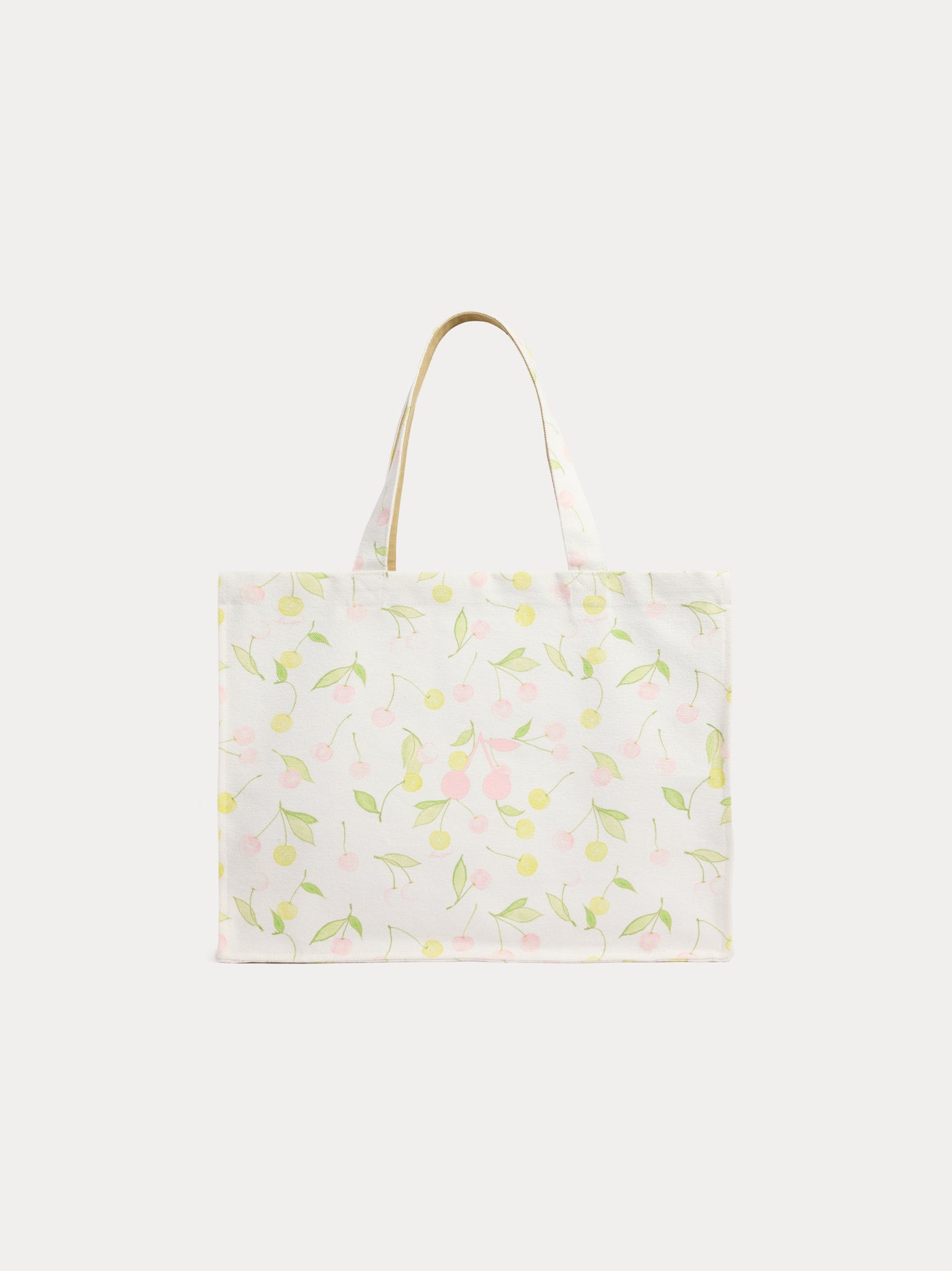 Emiko reversible tote bag with cherry print