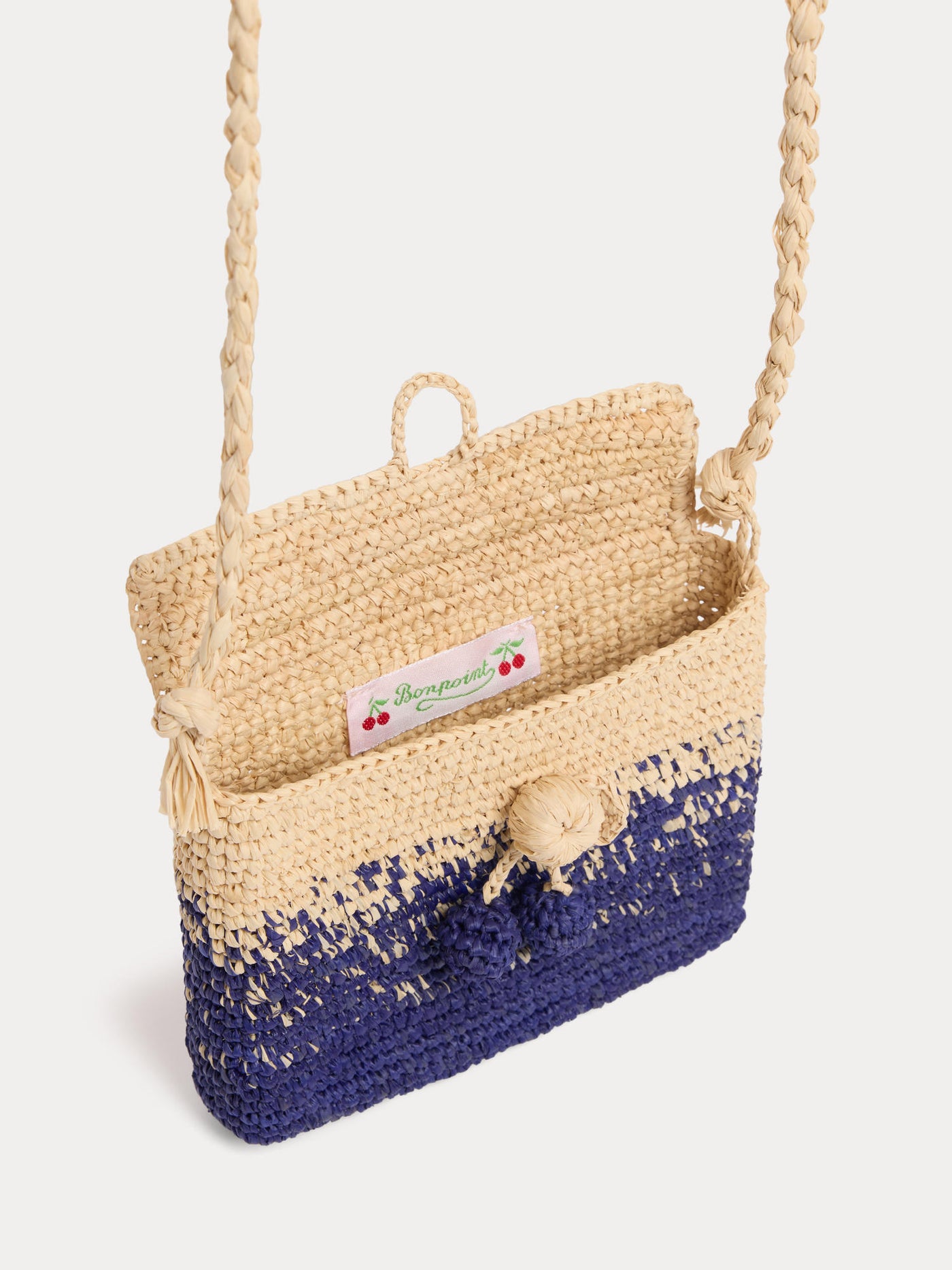 Handmade raffia Gouter shoulder bag