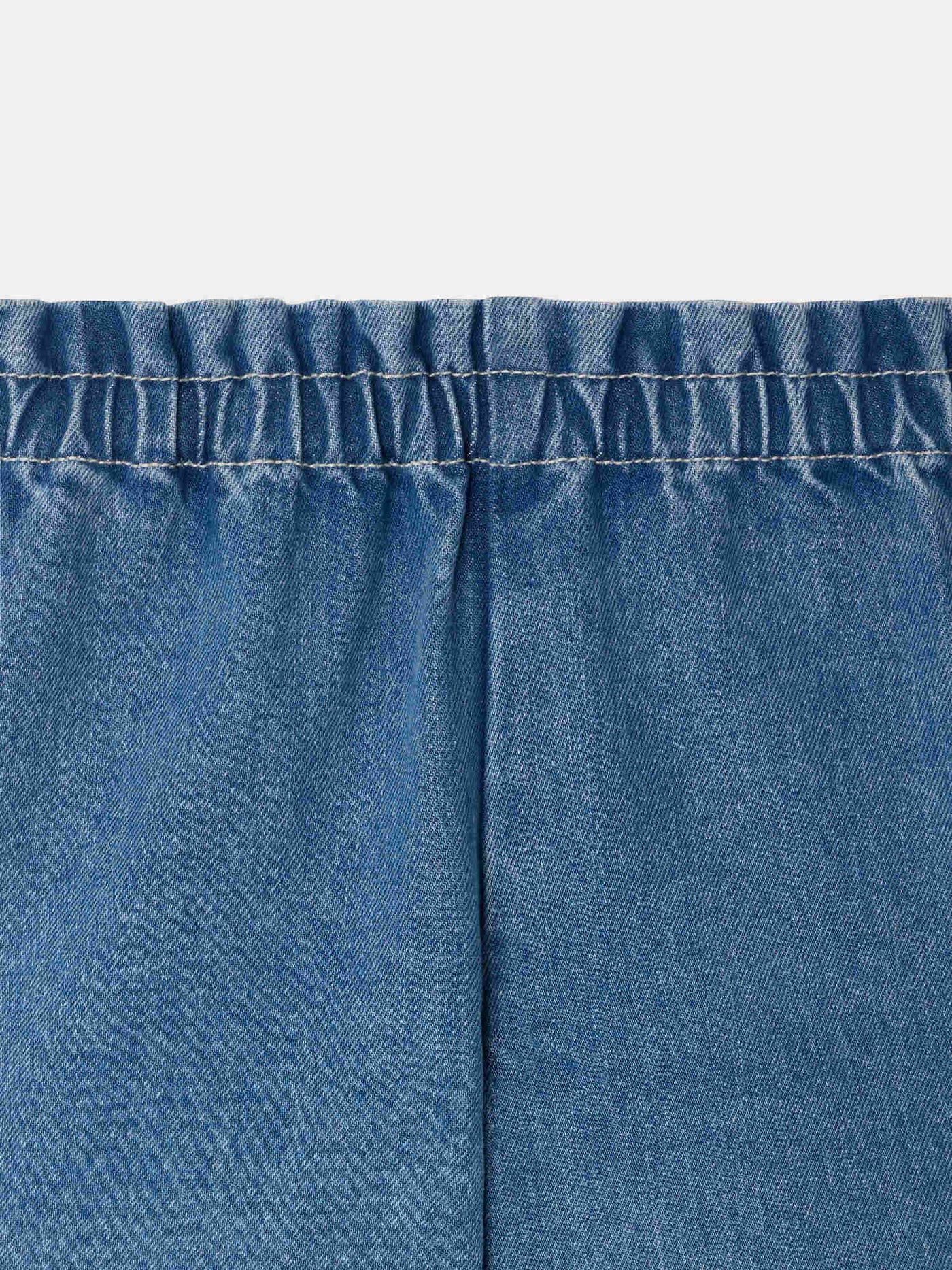 Milly medium blue shorts in organic cotton