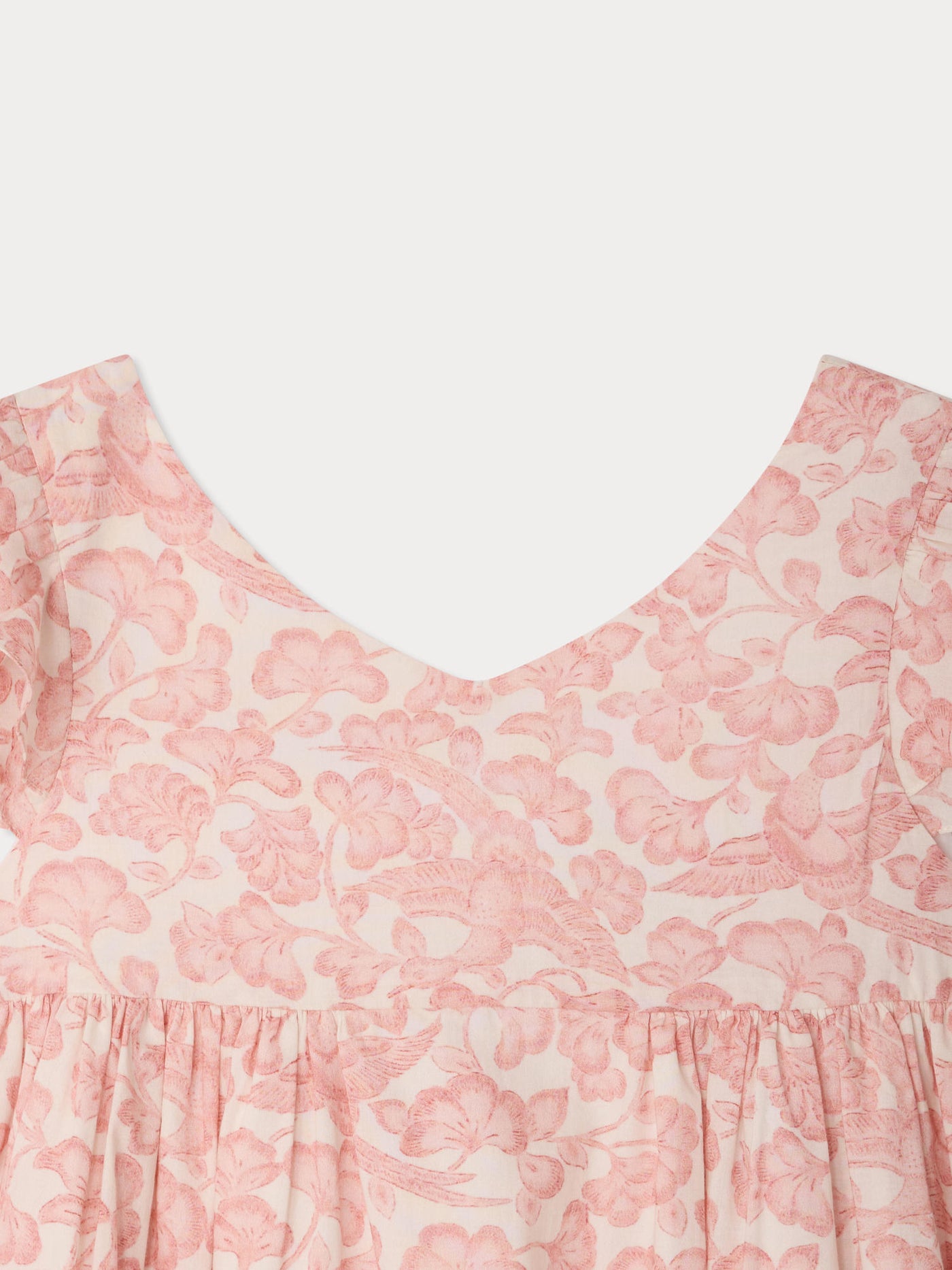 Galantine dress in organic cotton voile