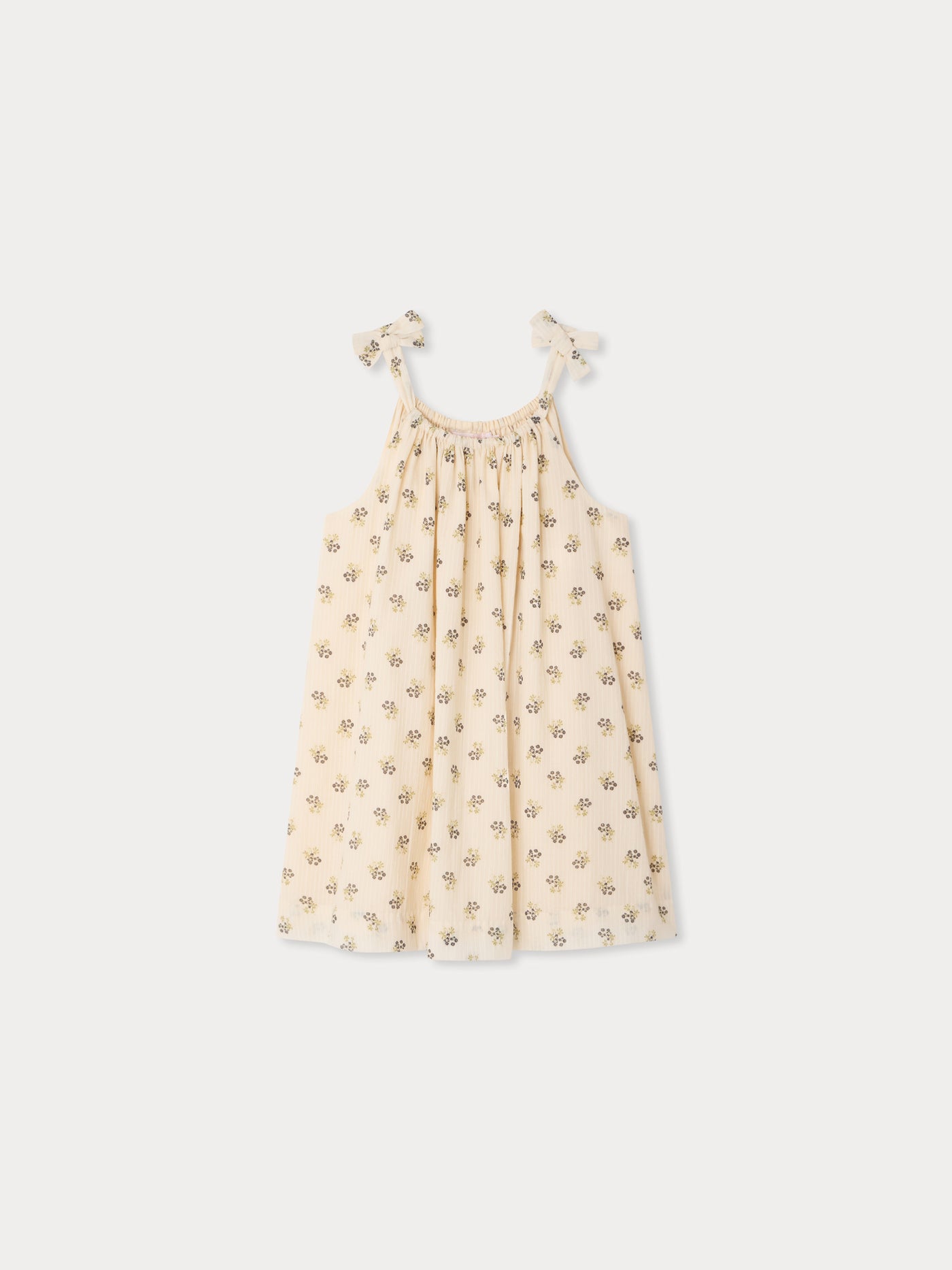 Eloise dress in organic dobby cotton voile