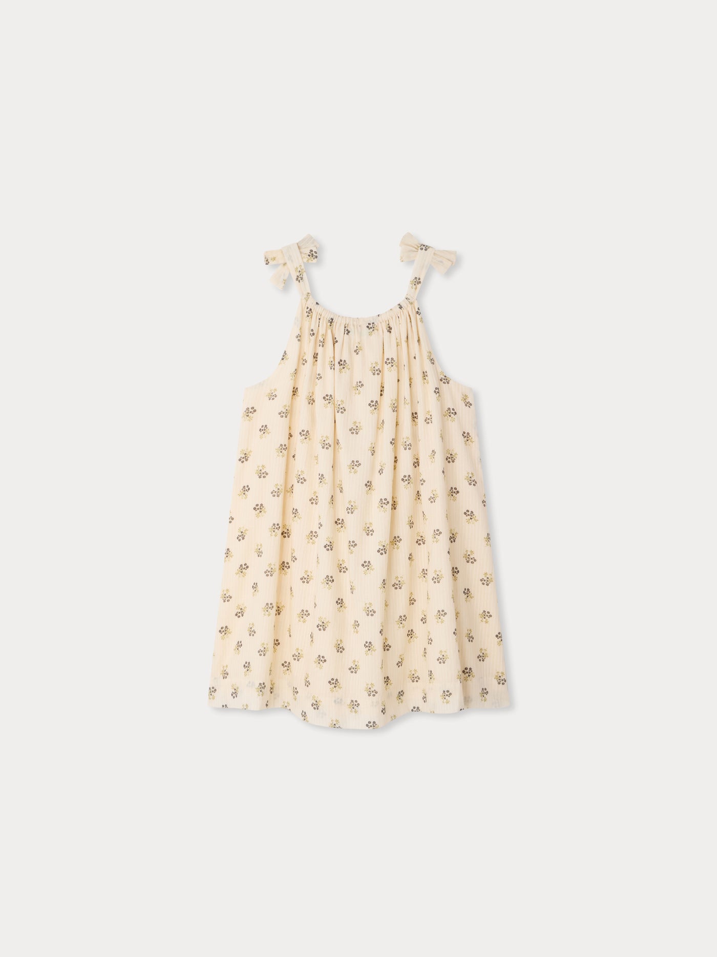 Eloise dress in organic dobby cotton voile