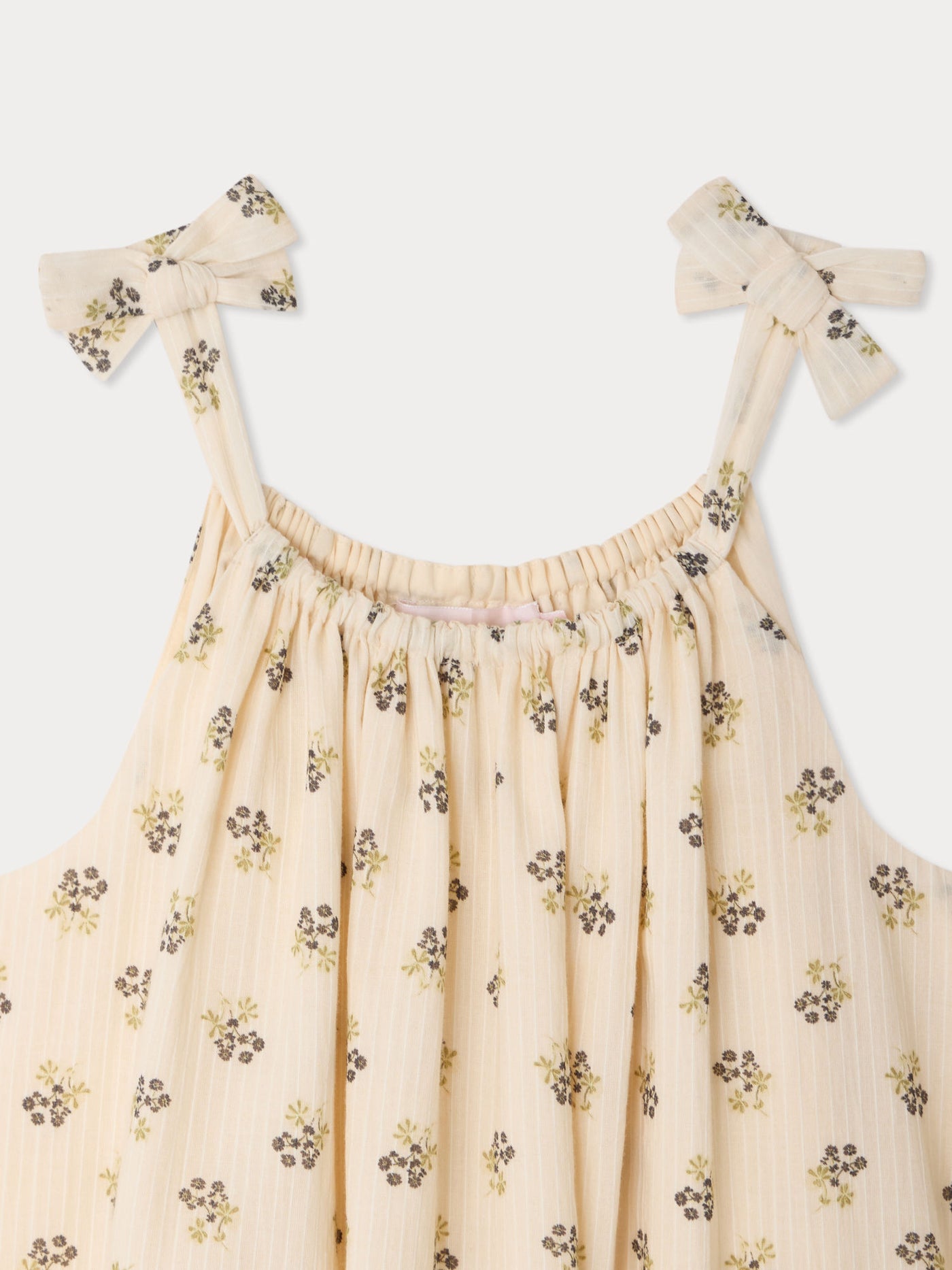 Eloise dress in organic dobby cotton voile
