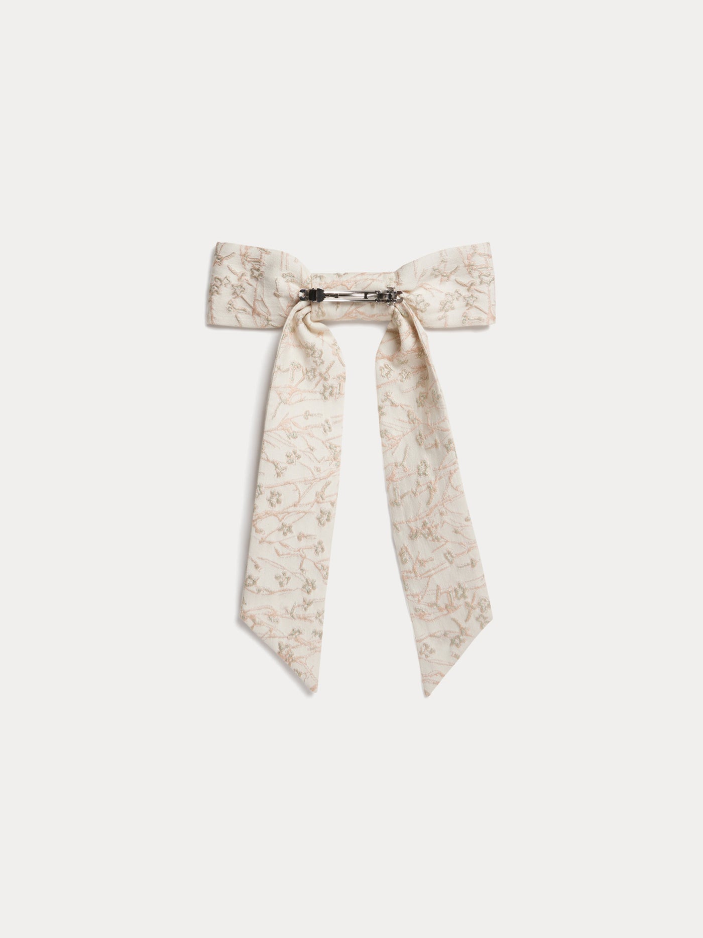 Hand-embroidered Domina barrette