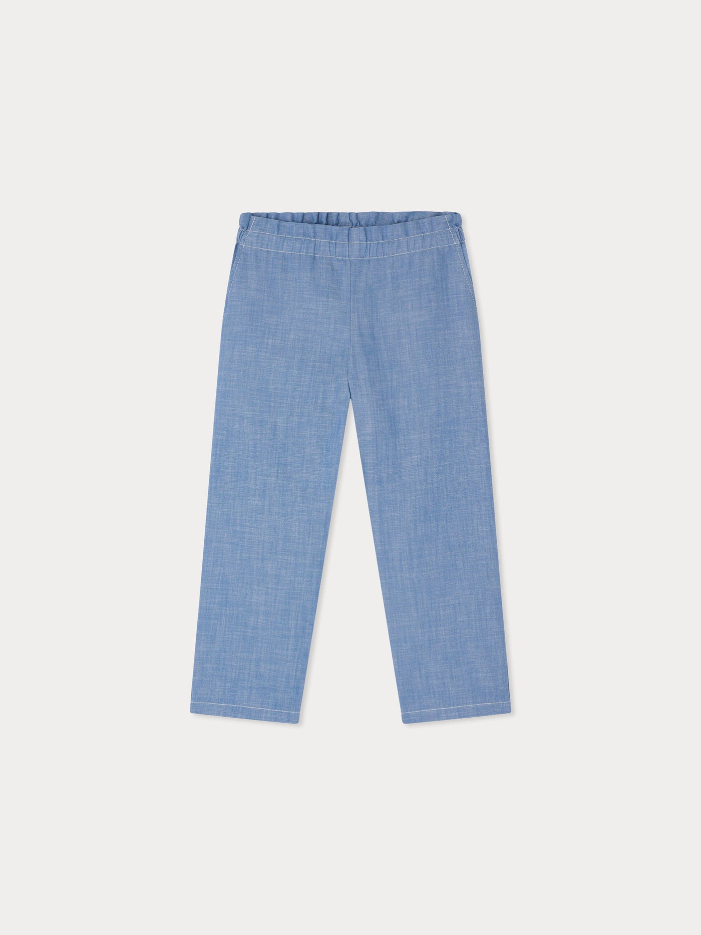 July chambray trousers in organic cotton