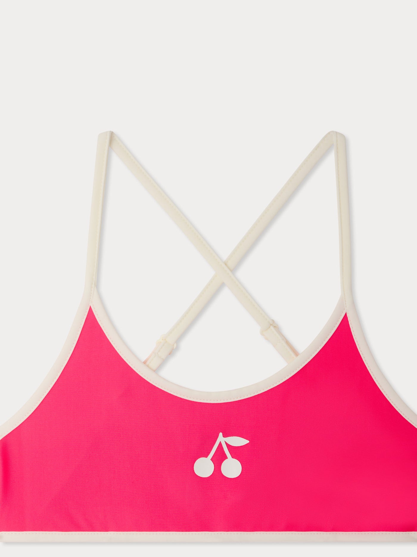 Lura two-piece swimsuit in neon pink