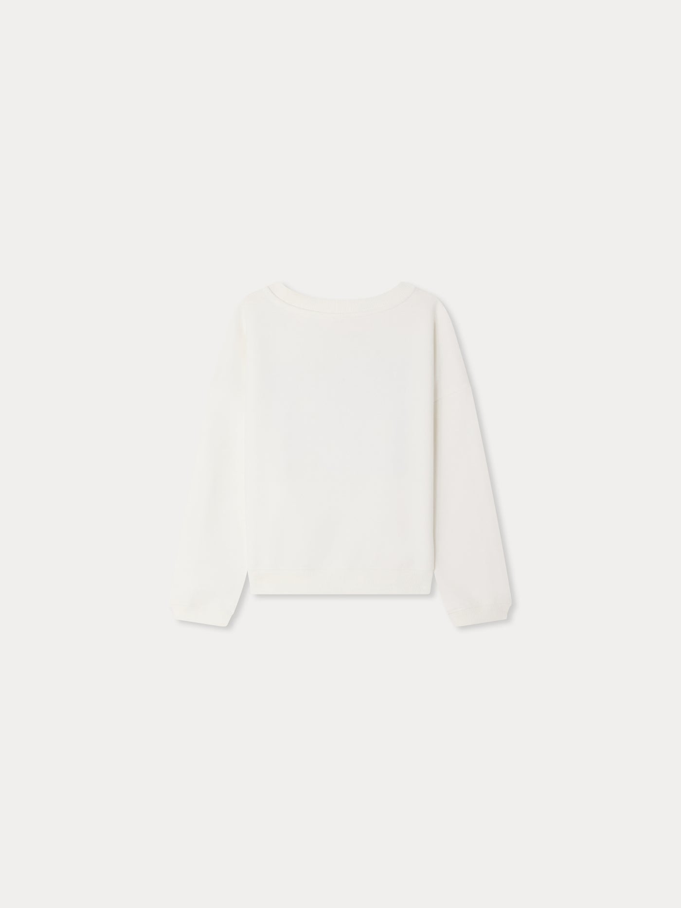 Gena sweatshirt embroidered with cherry in organic cotton