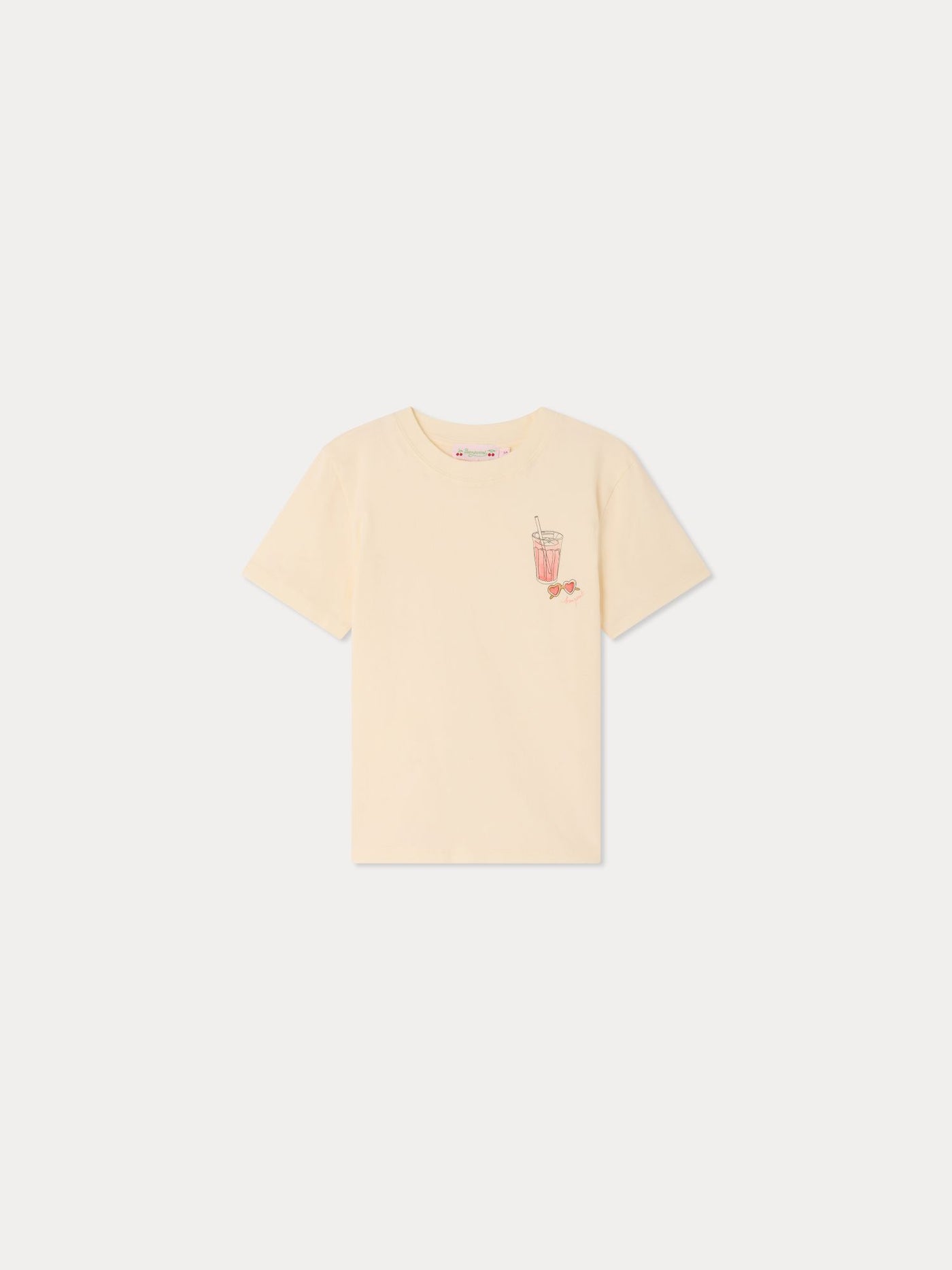 Thida grenadine print t-shirt in organic cotton