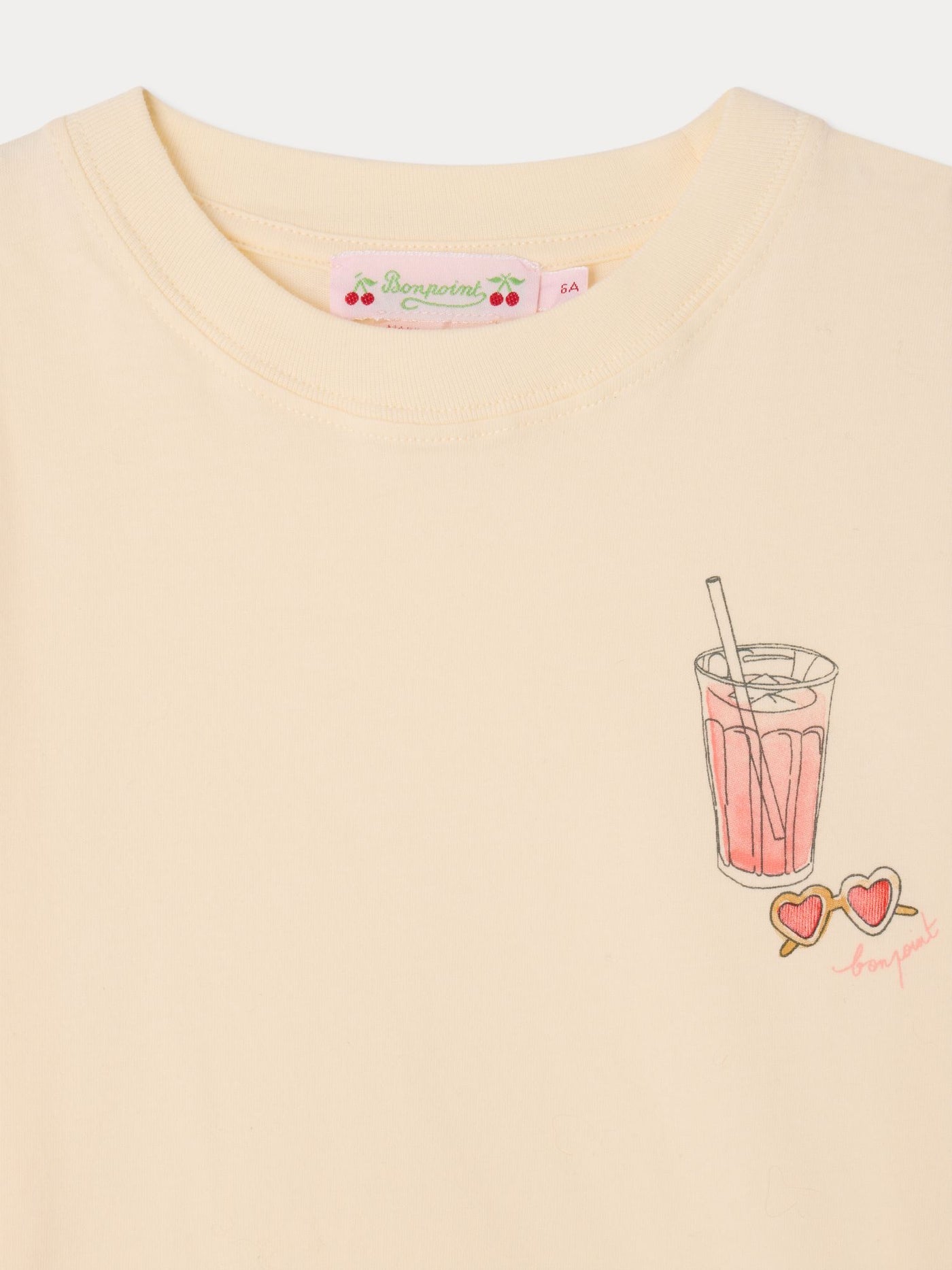 Thida grenadine print t-shirt in organic cotton