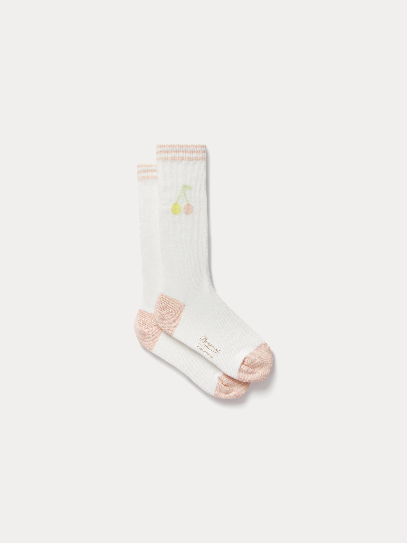 Liatris milk white socks with cherry