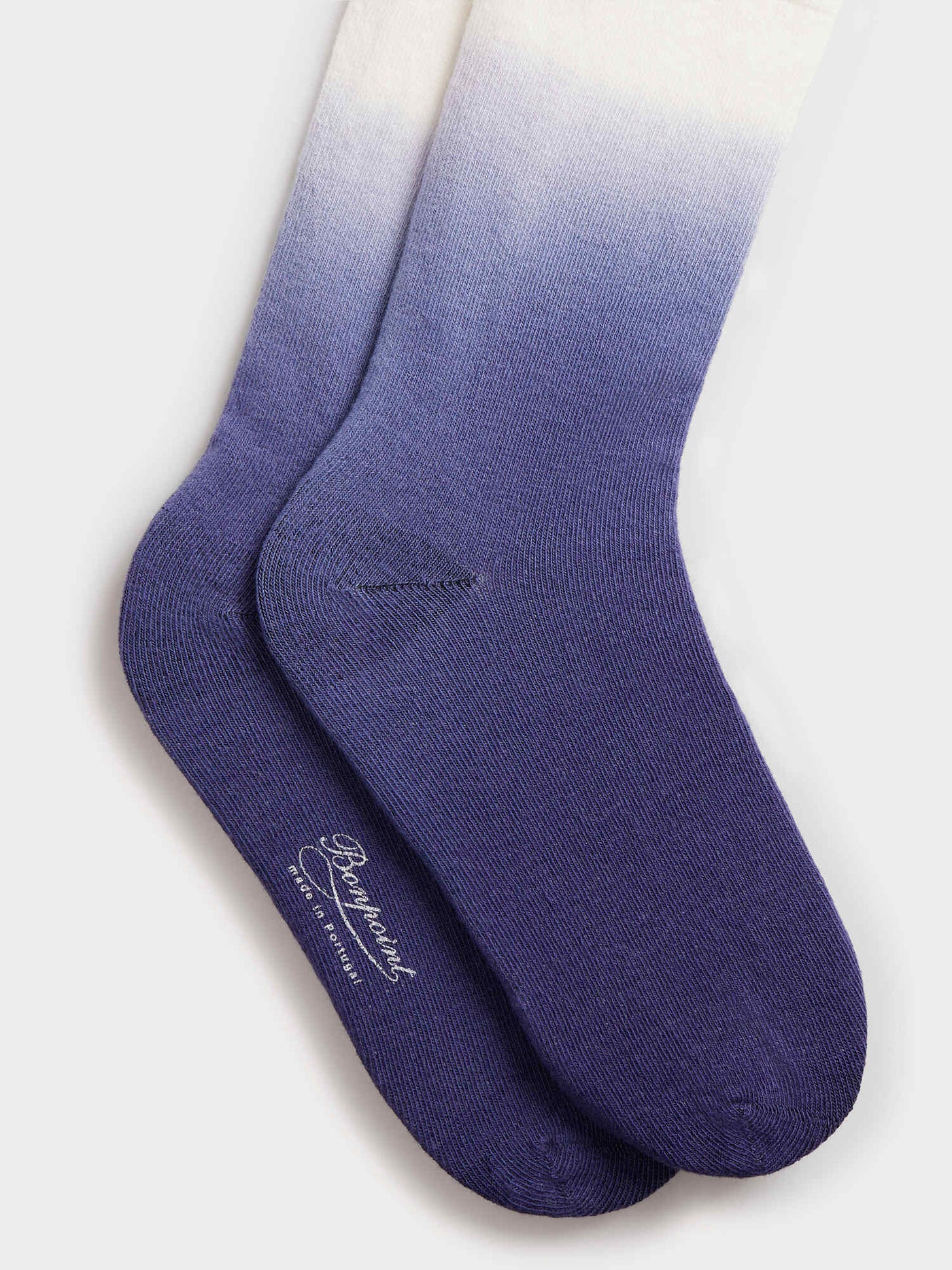 Lonely socks in sea blue