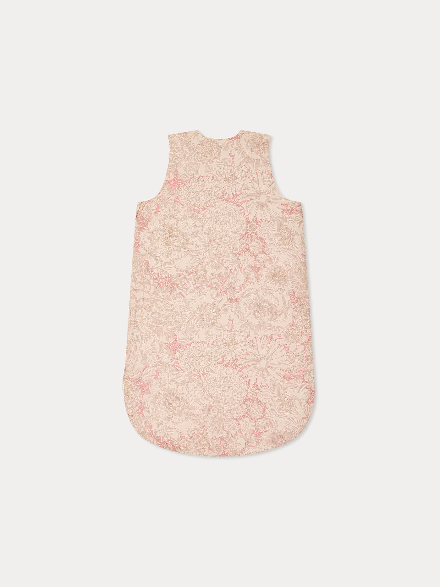 Joujou pink sleeping bag in Liberty fabric and organic cotton