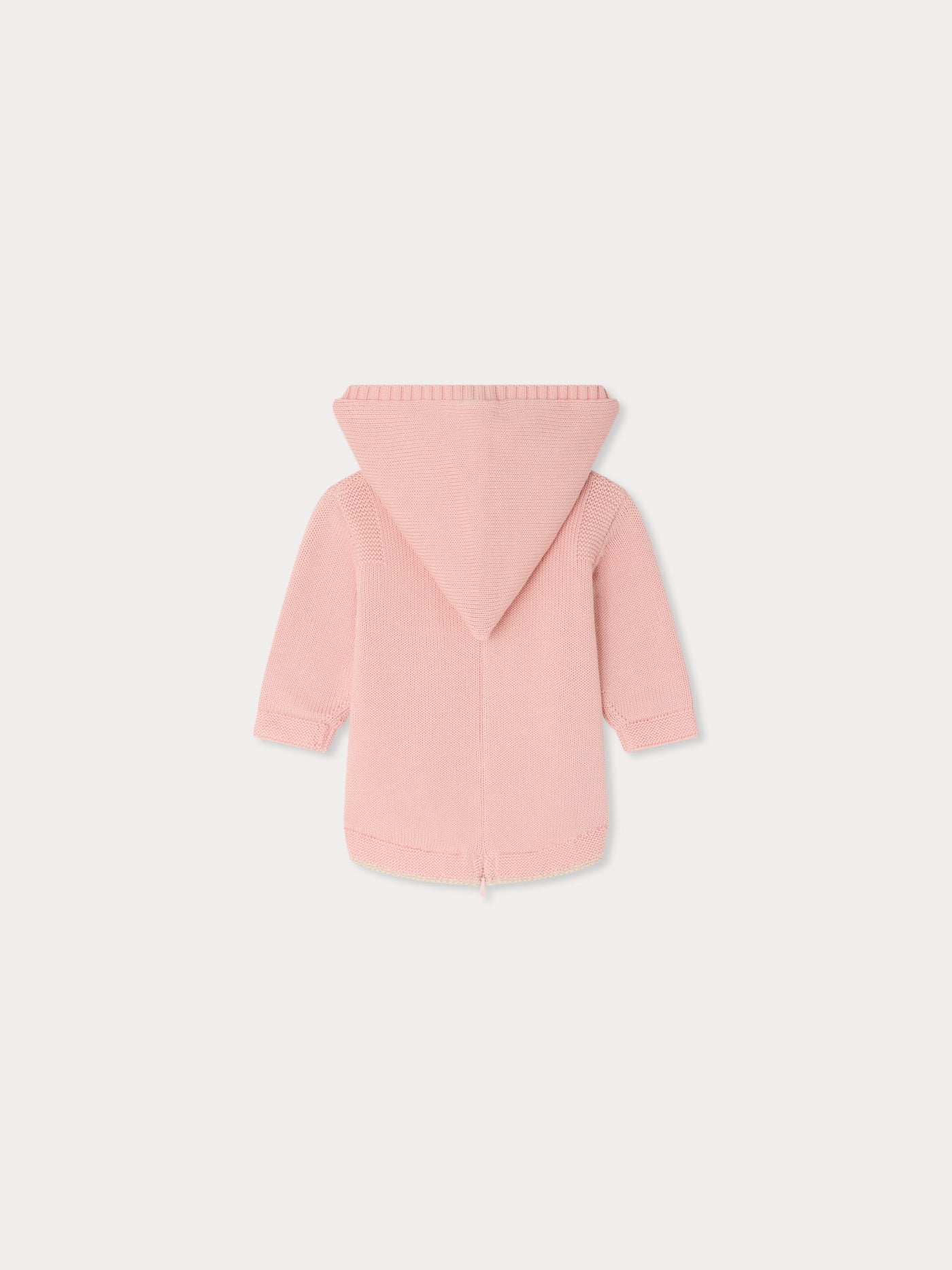 Tainy pink burnou in organic cotton