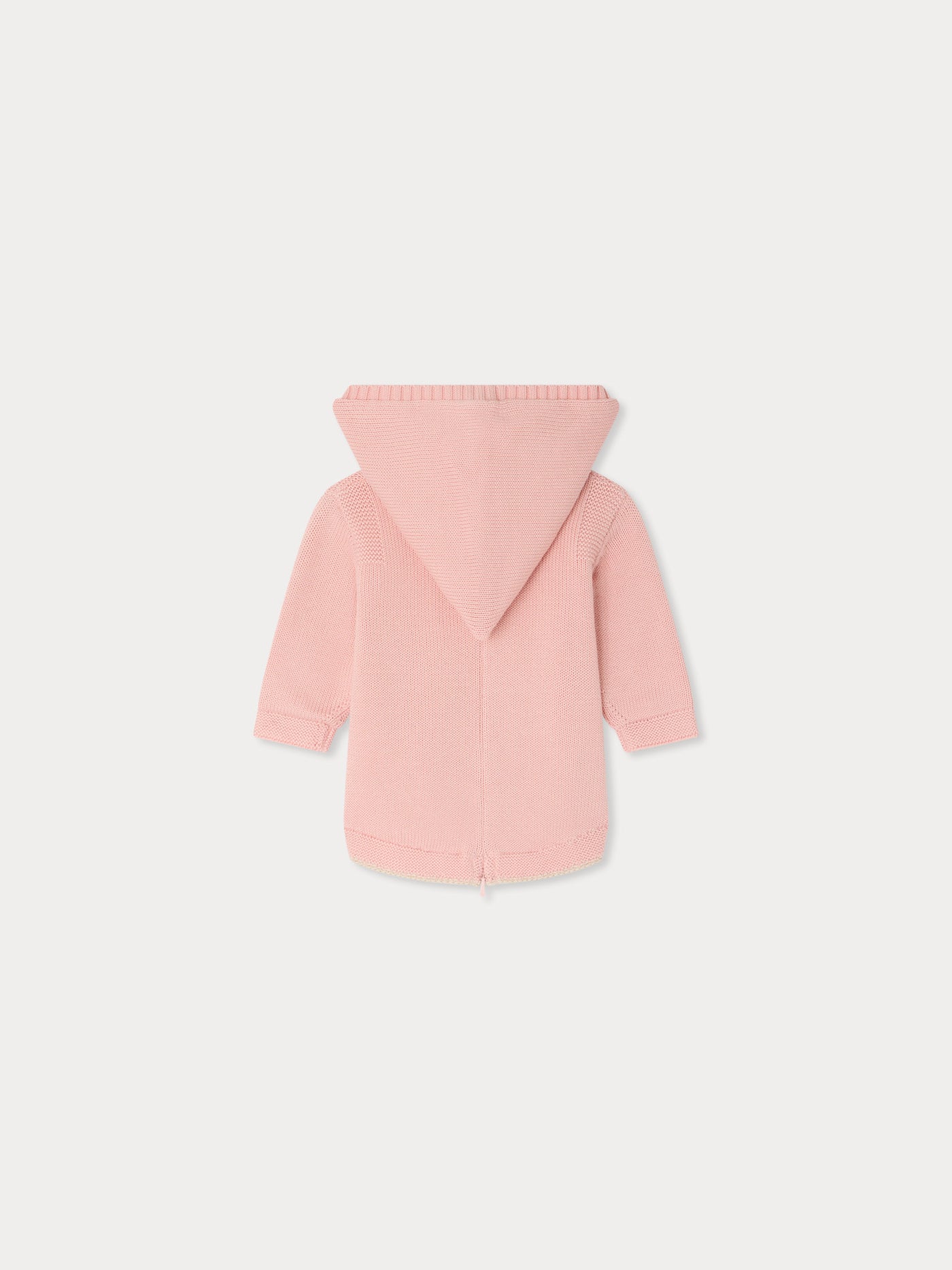 Tainy pink burnou in organic cotton