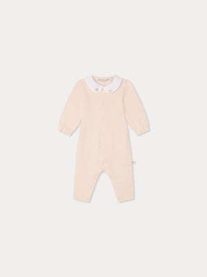 Cayla hand-embroidered rabbit pyjamas in organic cotton