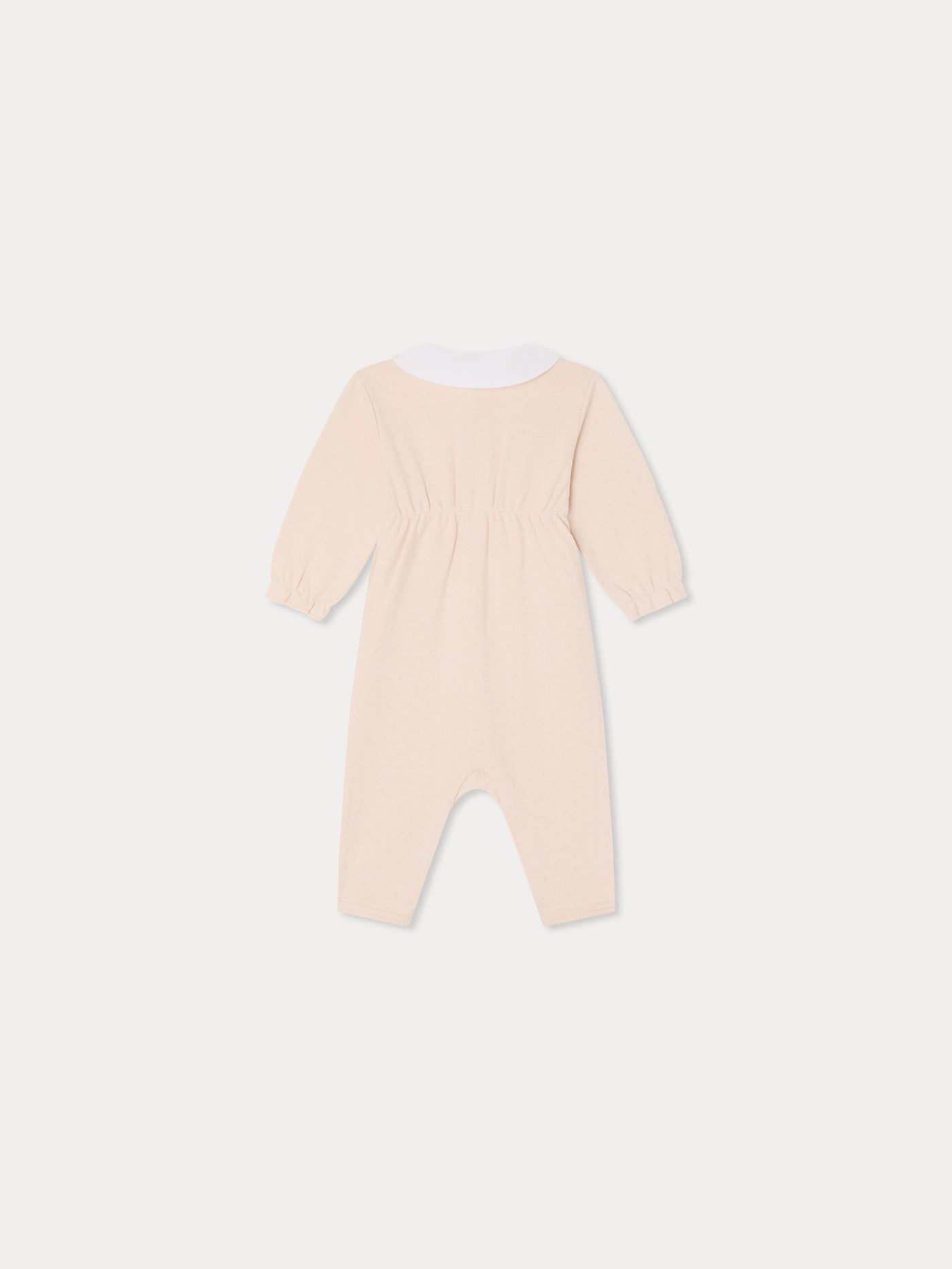 Cayla hand-embroidered rabbit pyjamas in organic cotton