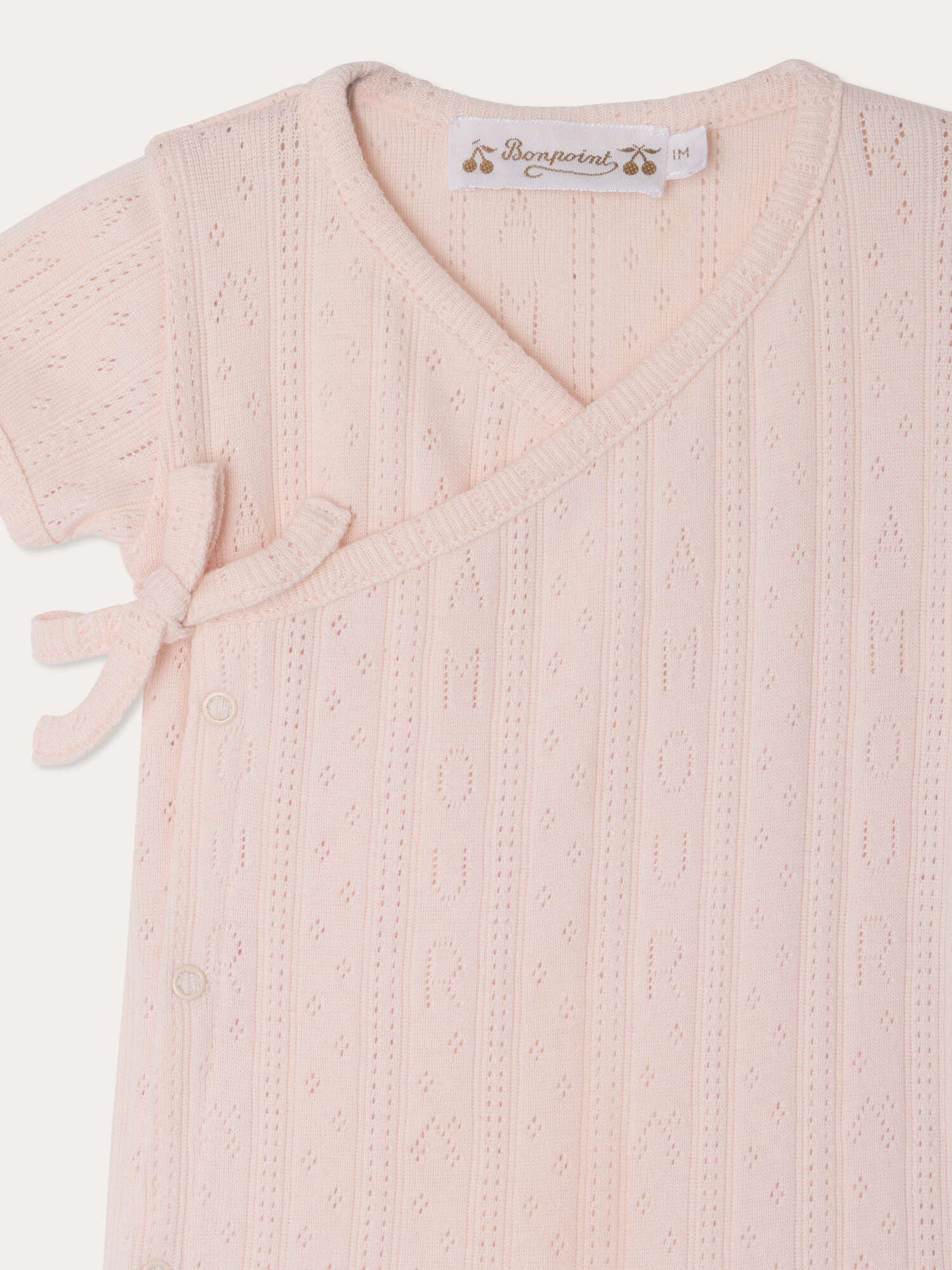 Camomille pyjamas in pointelle knit organic cotton