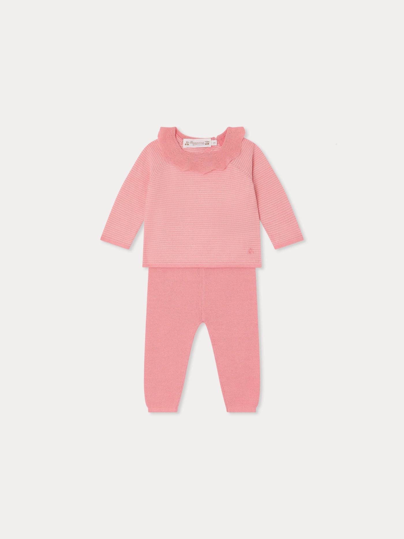 Anisa set with fancy collar in organic cotton