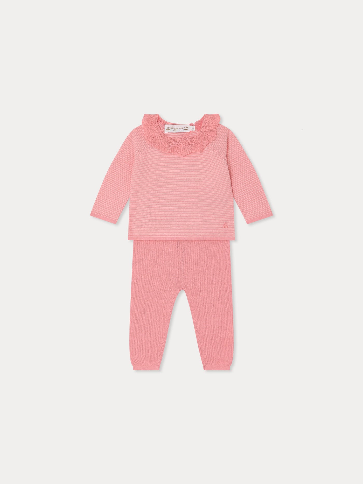 Anisa set with fancy collar in organic cotton