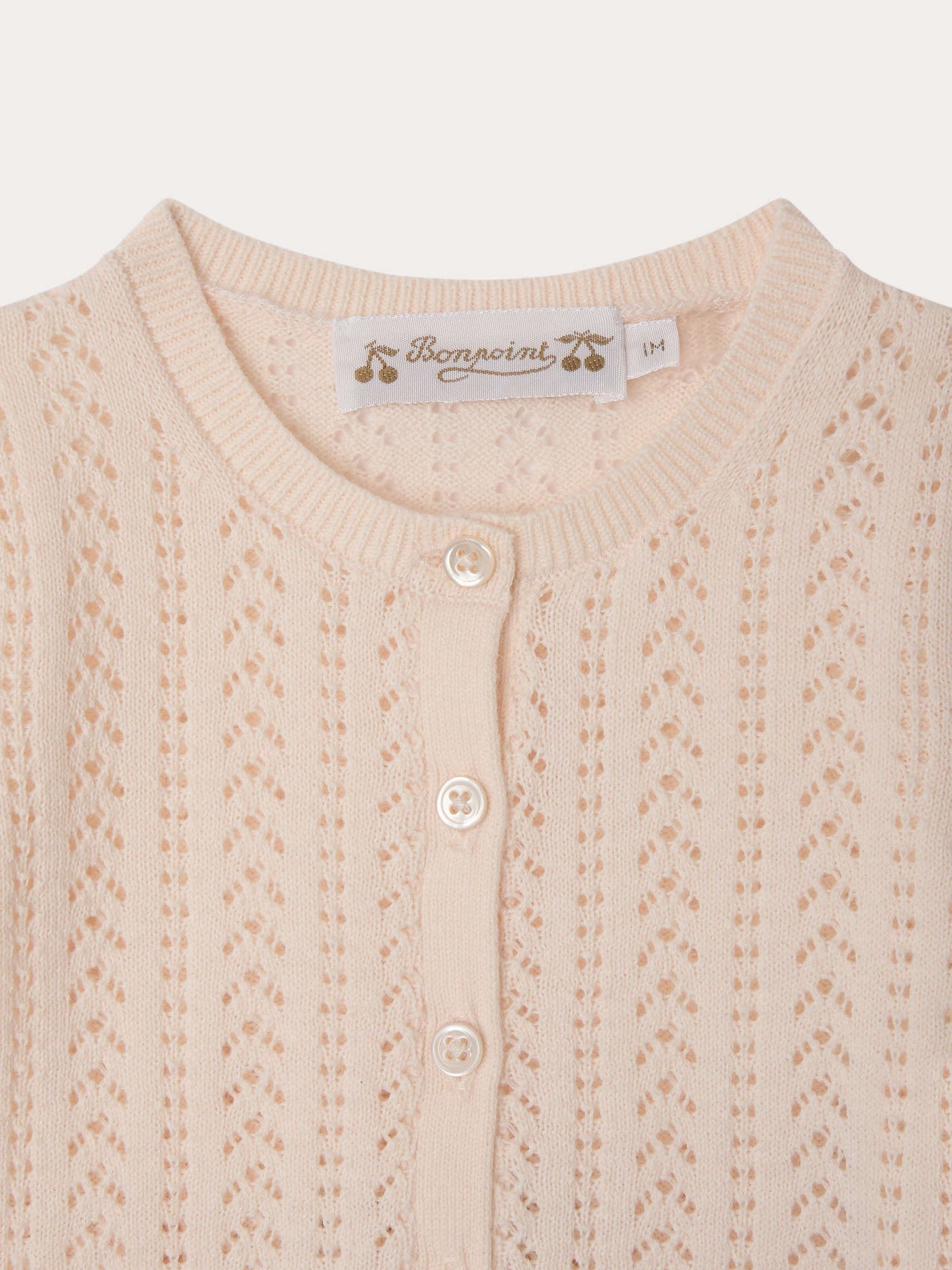 Laelou set in organic cotton pointelle knit