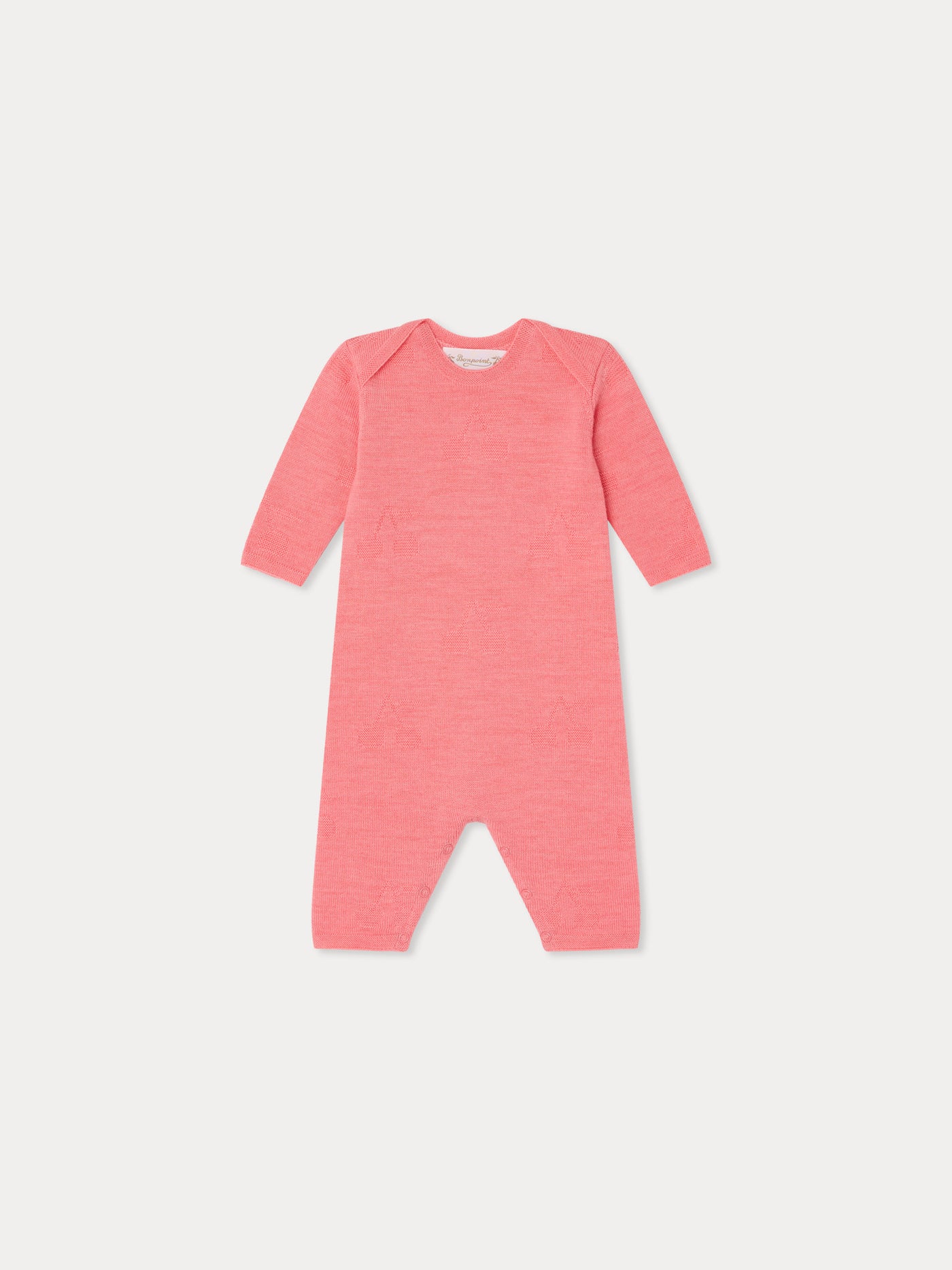 Elin jumpsuit with embossed cherry pattern