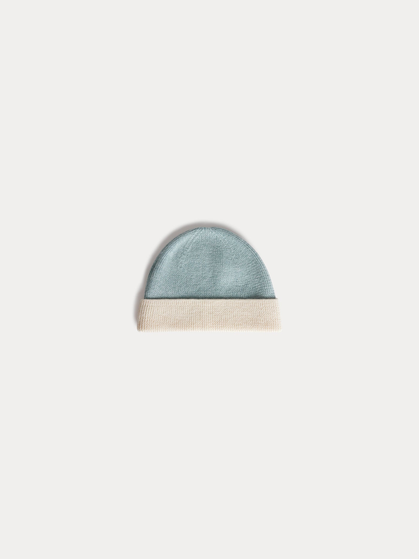 Darbo blue wool and cashmere beanie