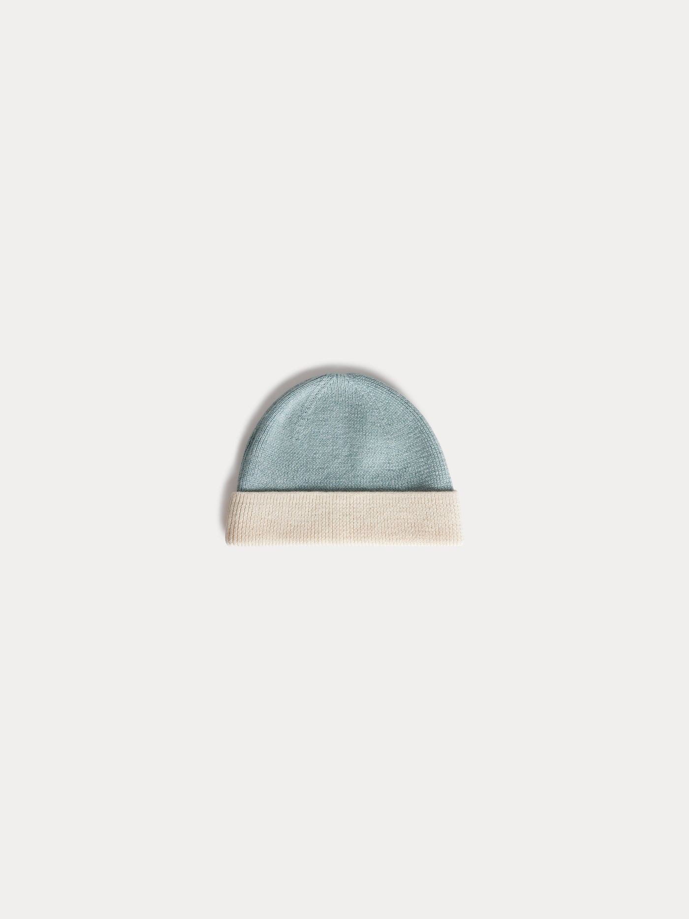 Darbo blue wool and cashmere beanie