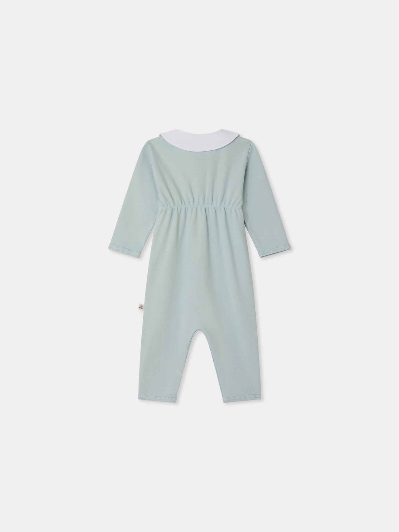 Anton hand-embroidered whale and seashell pyjamas in organic cotton