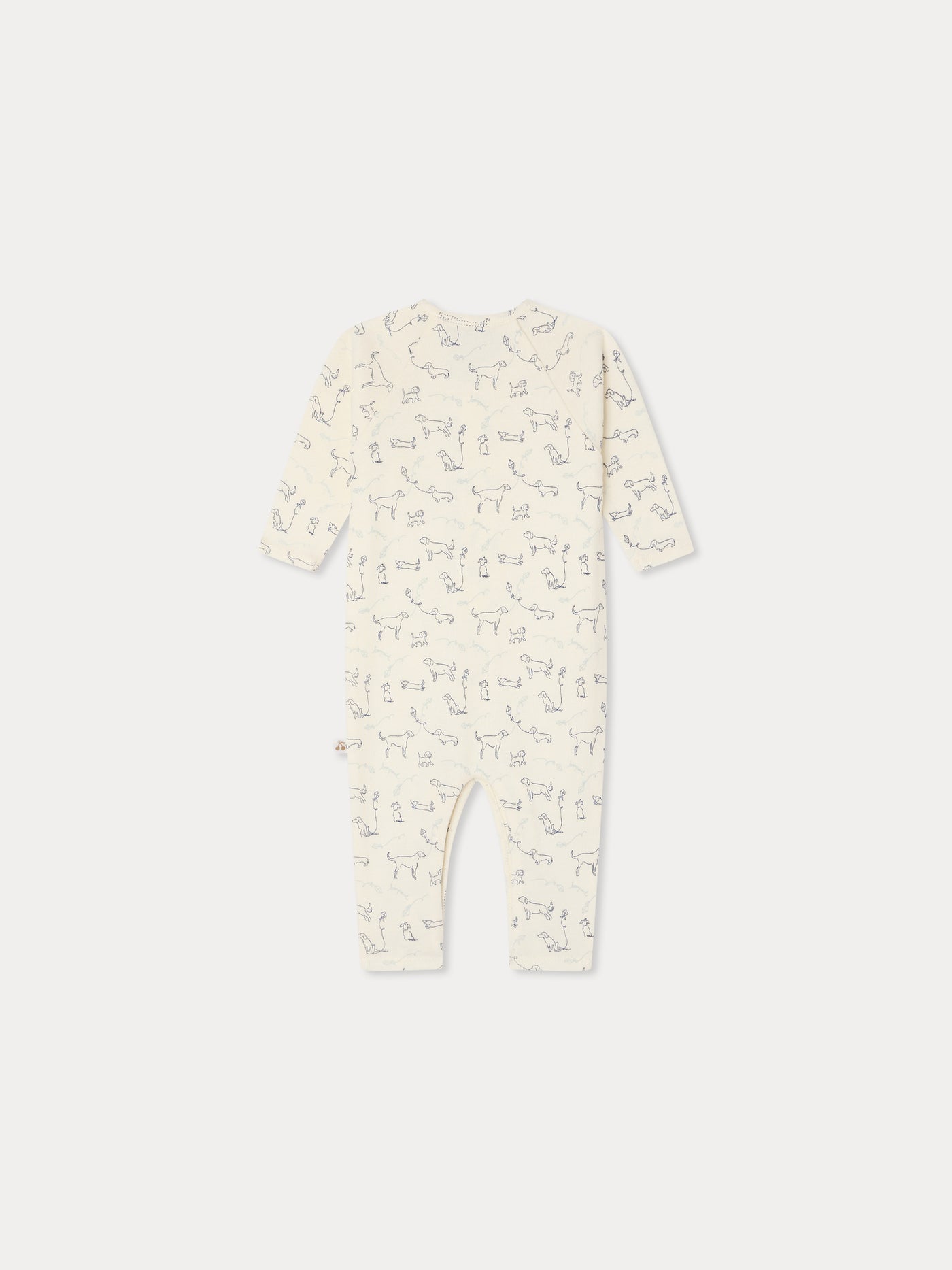 Georget pyjamas with dog print in organic cotton