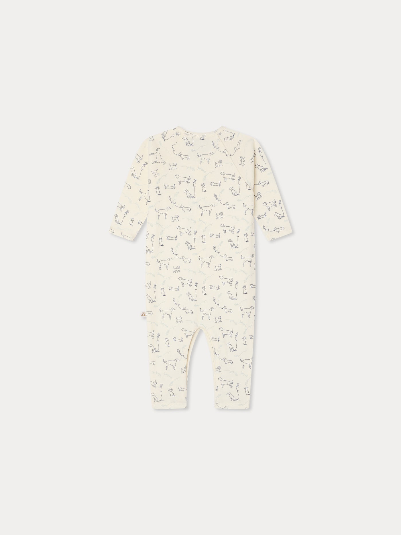 Georget pyjamas with dog print in organic cotton