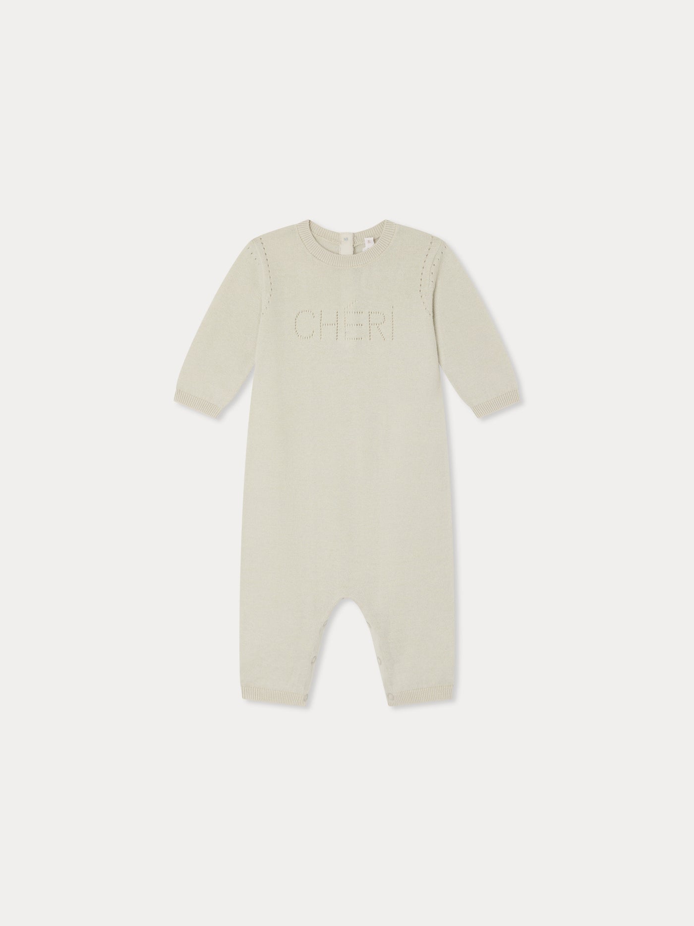 Atilou jumpsuit with Chéri inset in organic cotton