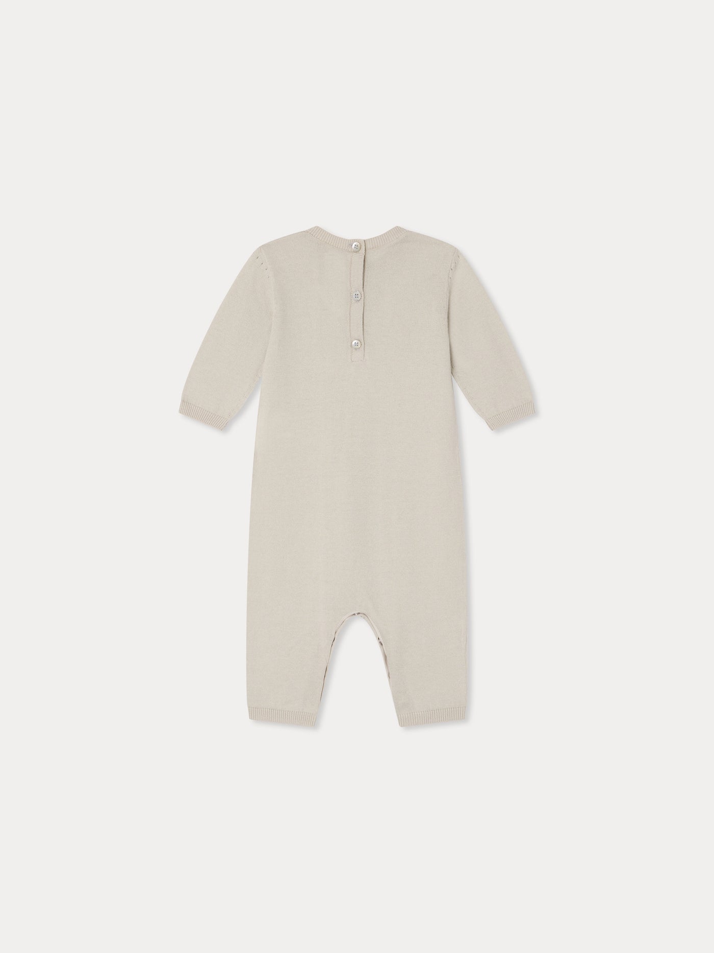 Atilou jumpsuit with Chéri inset in organic cotton