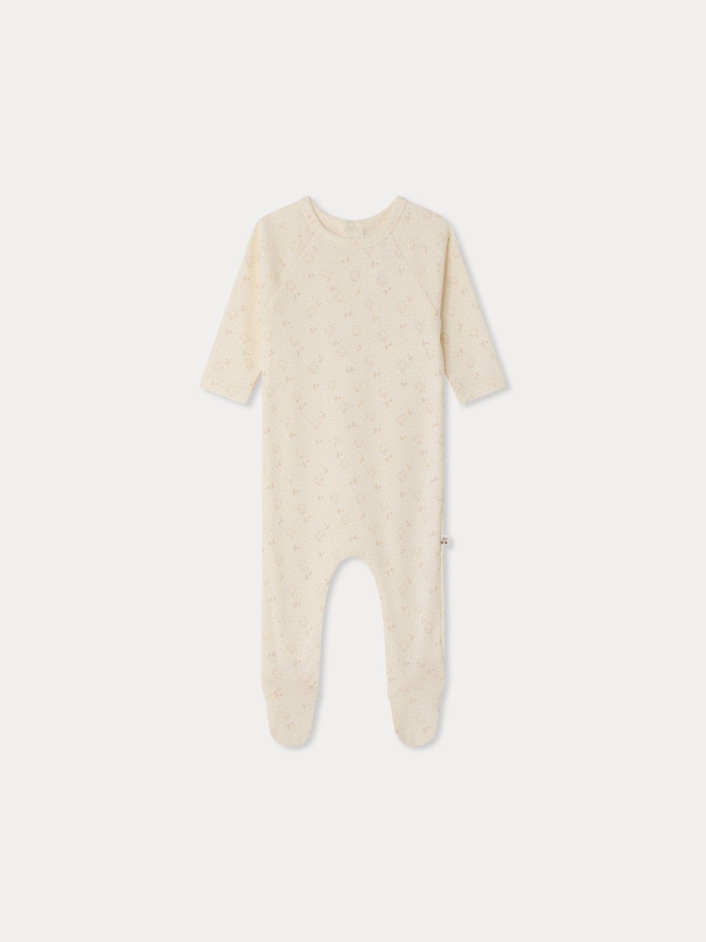 Tif pyjamas with chick print in organic cotton