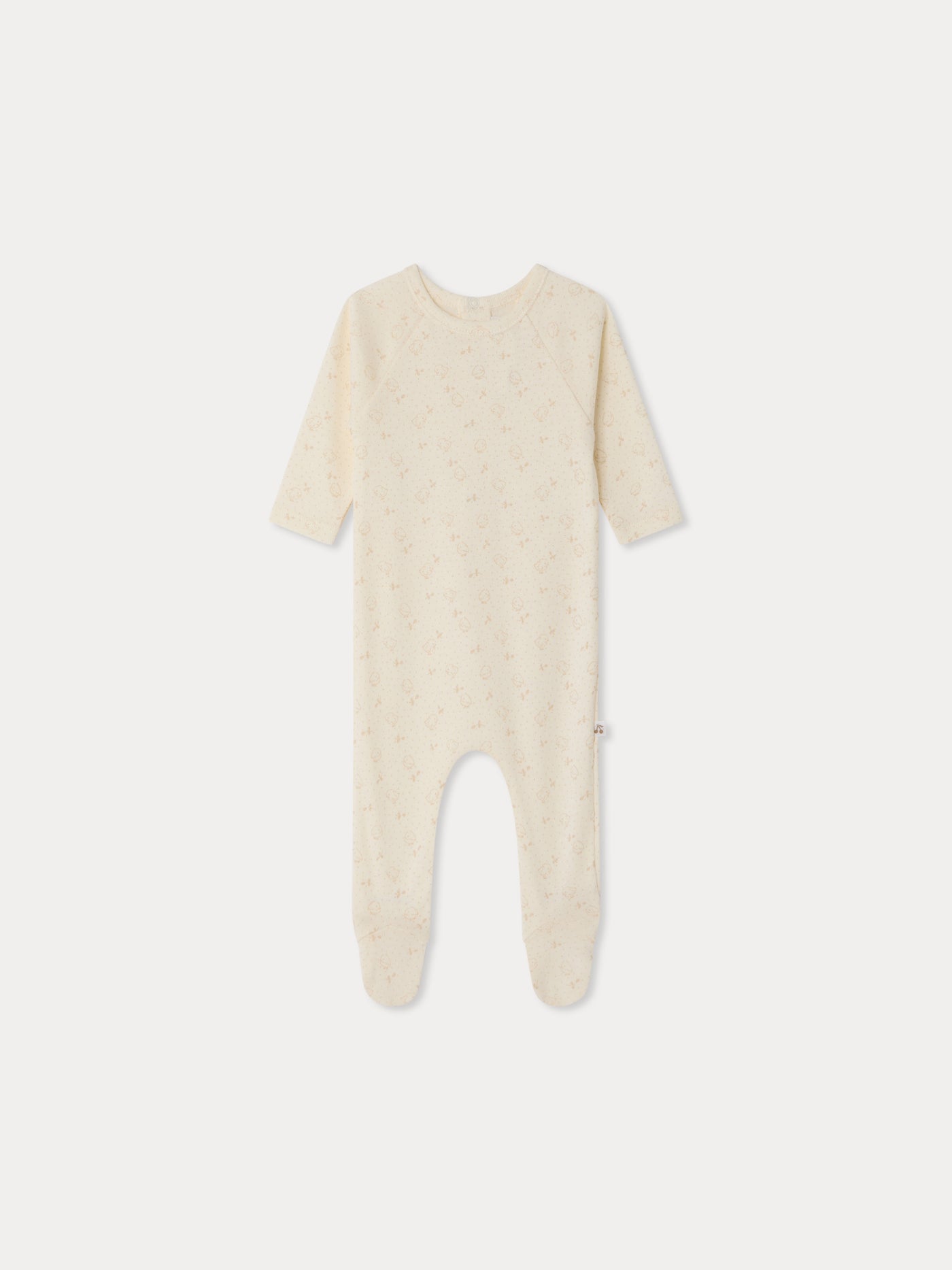 Tif pyjamas with chick print in organic cotton