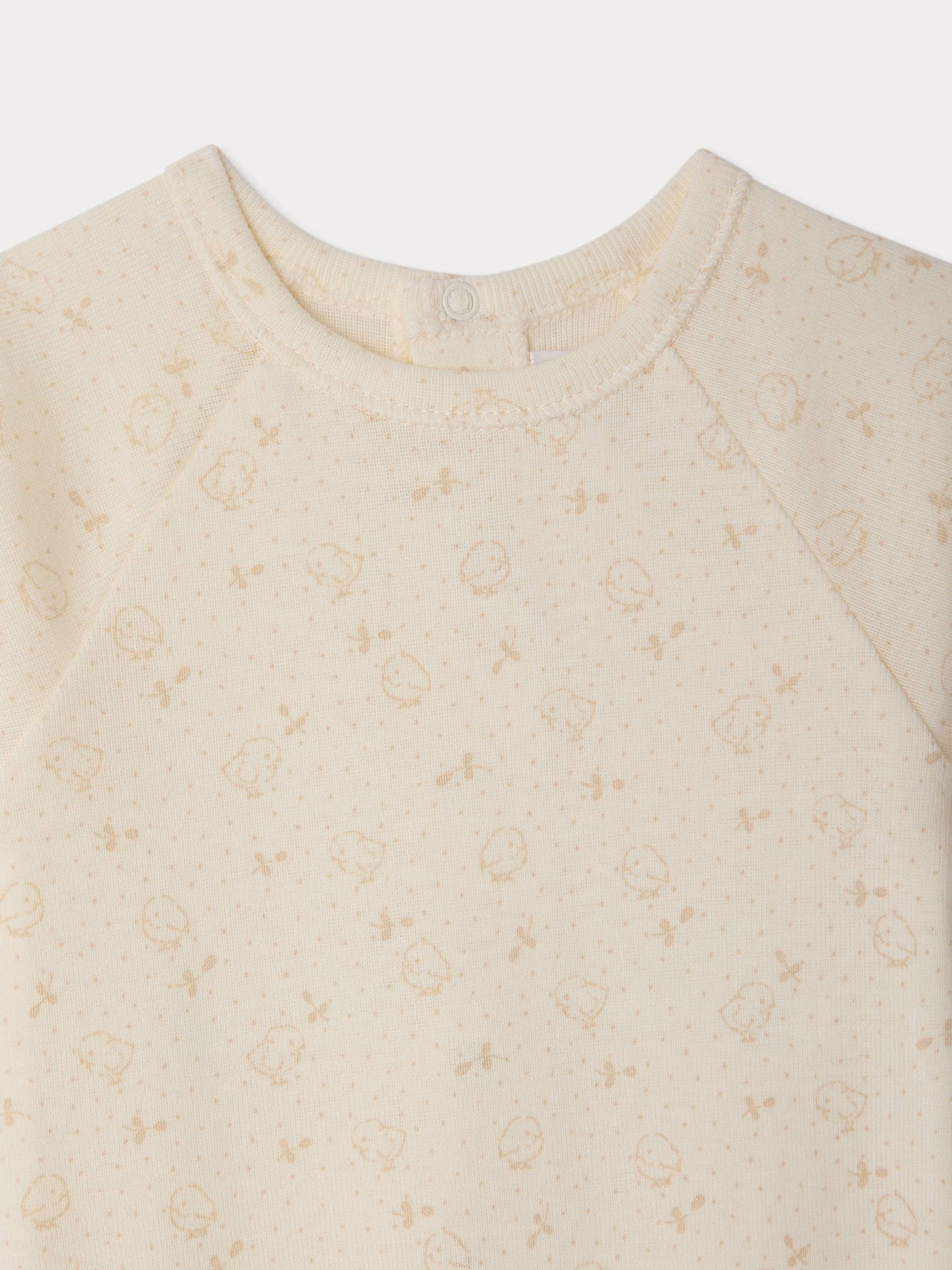 Tif pyjamas with chick print in organic cotton