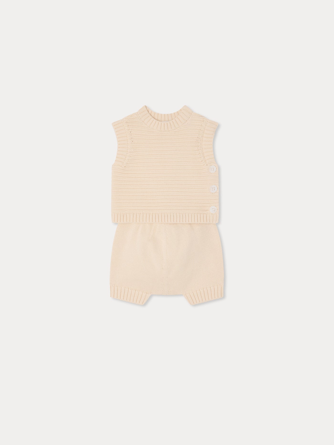 Tendresse sleeveless set in organic cotton