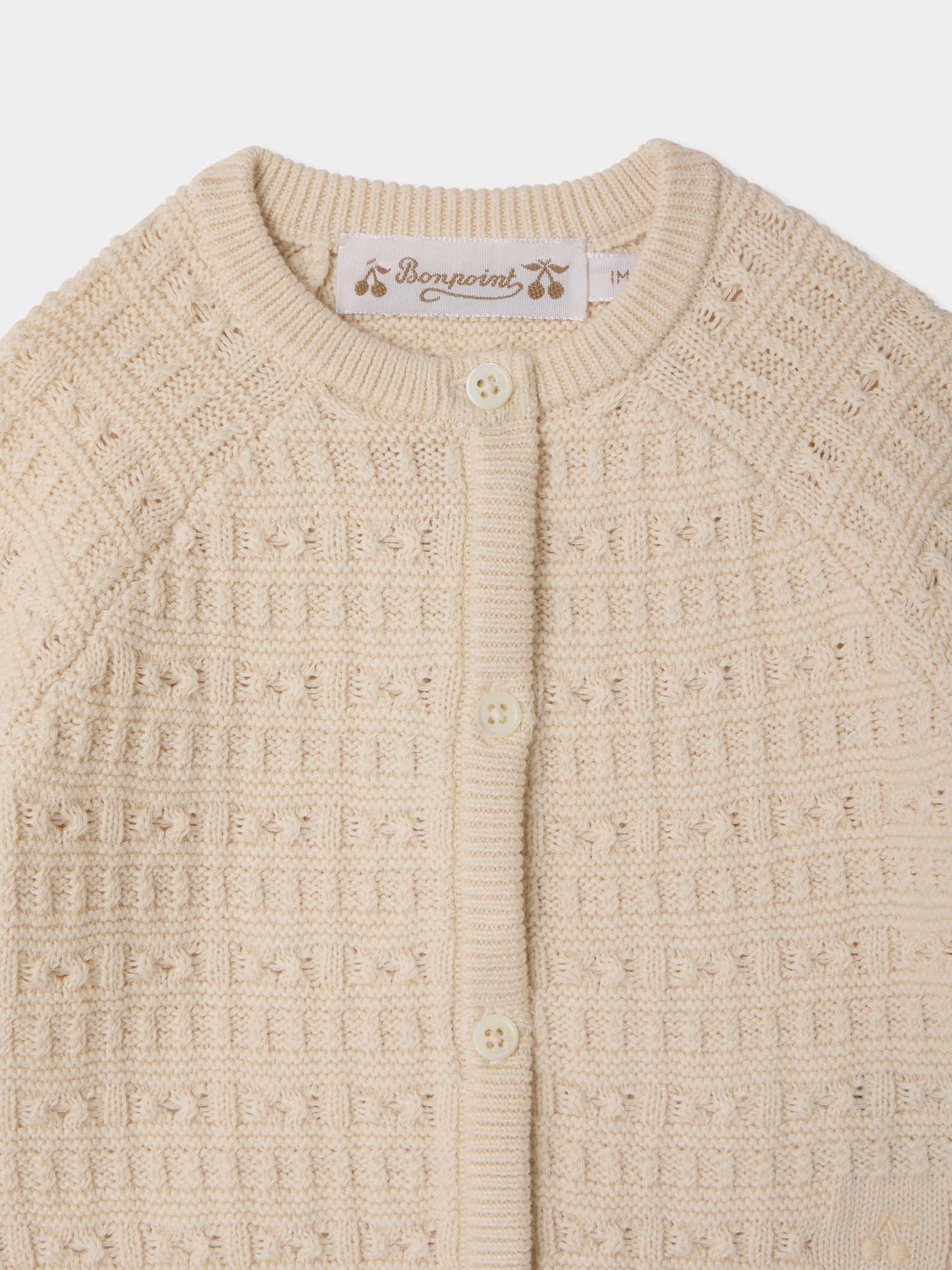 Liusto fancy knit set in organic cotton