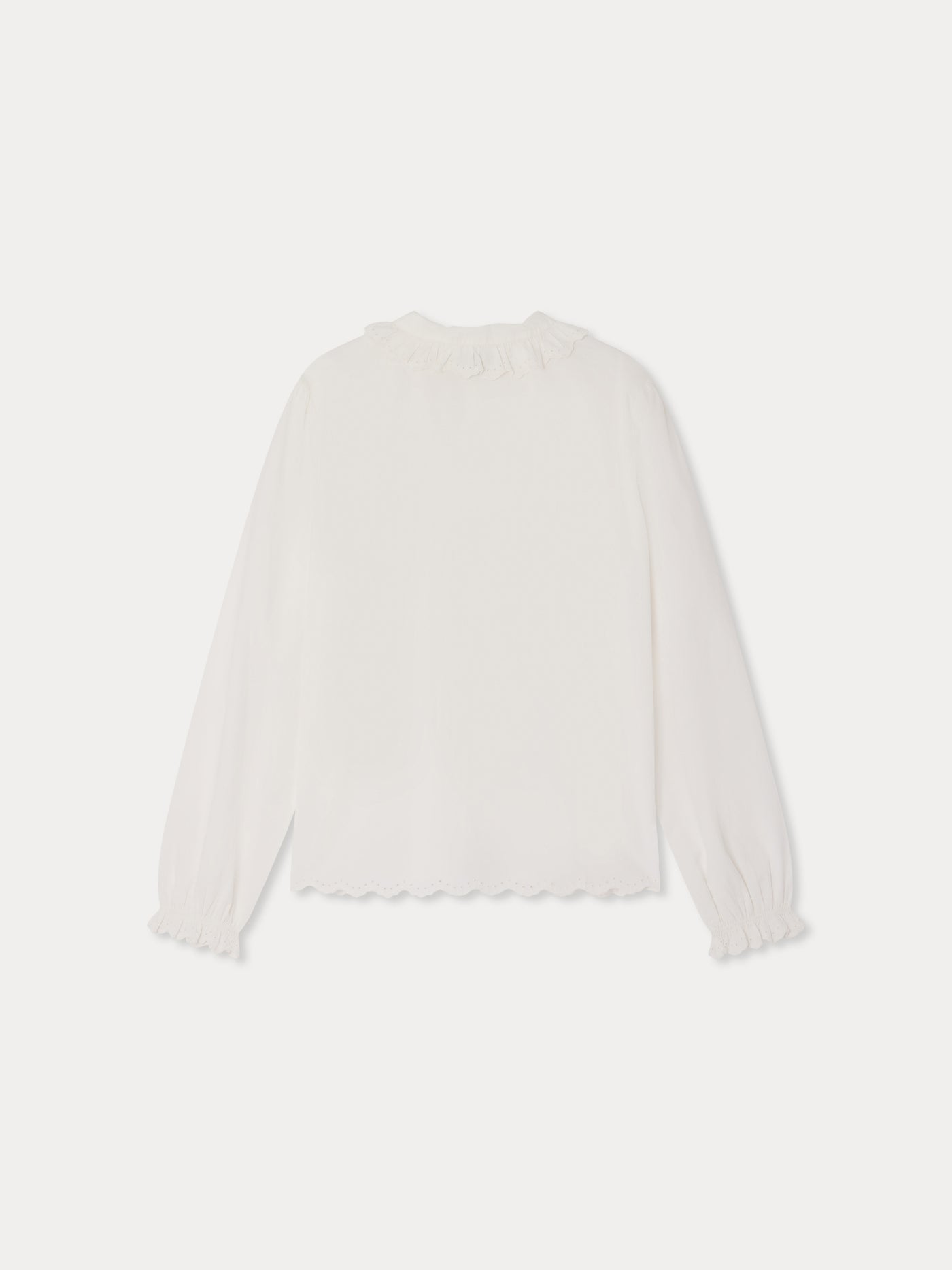 Luanda blouse in organic cotton poplin