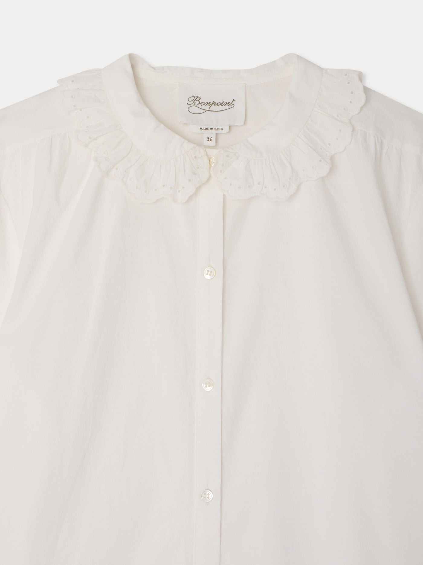 Luanda blouse in organic cotton poplin