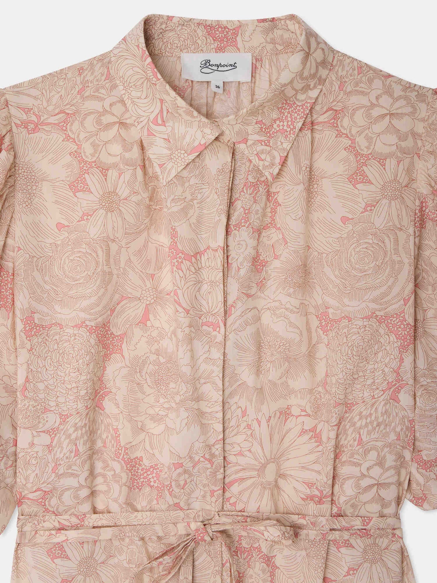 Leah dress with balloon sleeves in Liberty organic cotton fabric