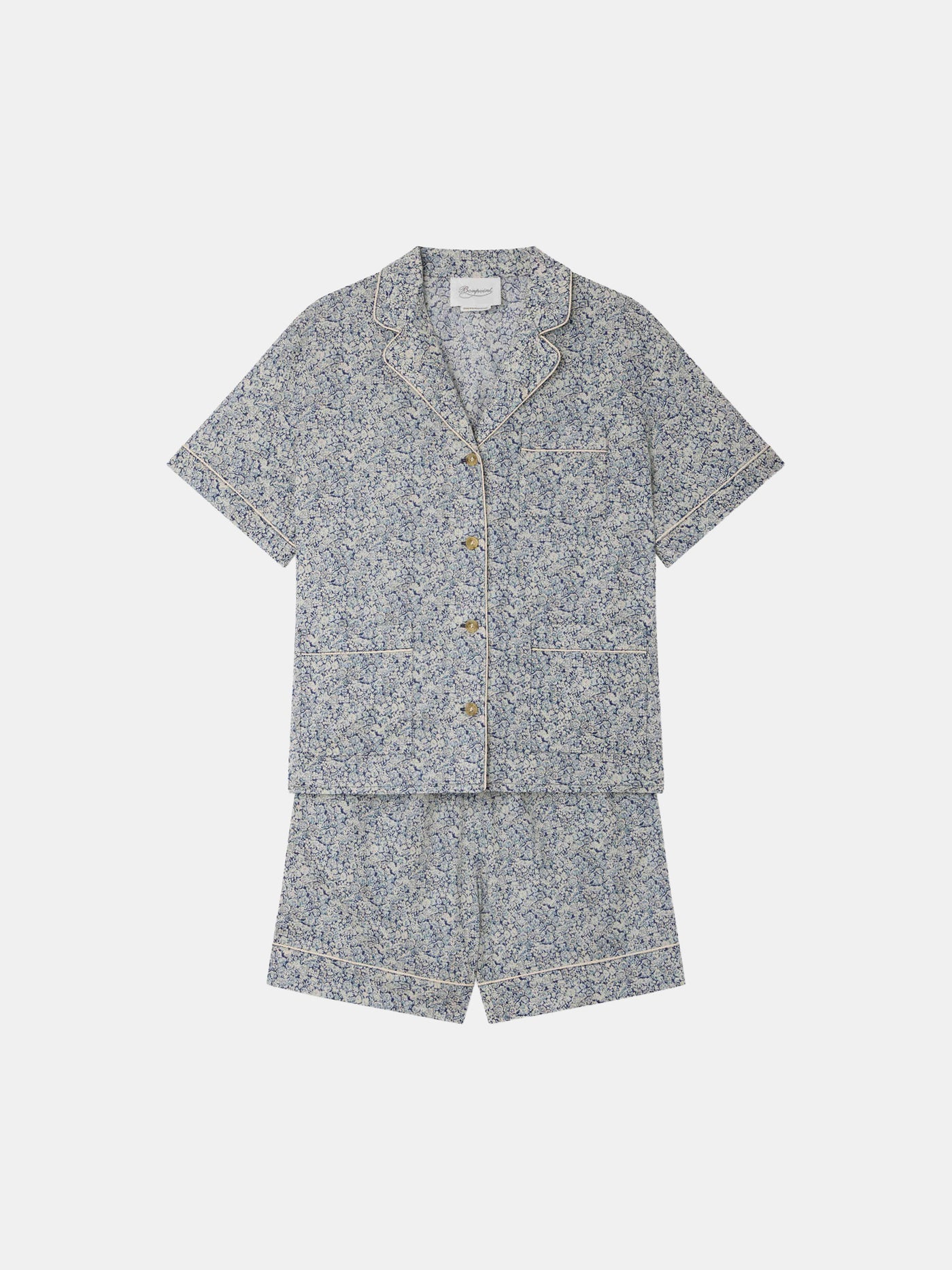 Lima shirt pajamas in Liberty organic cotton fabric