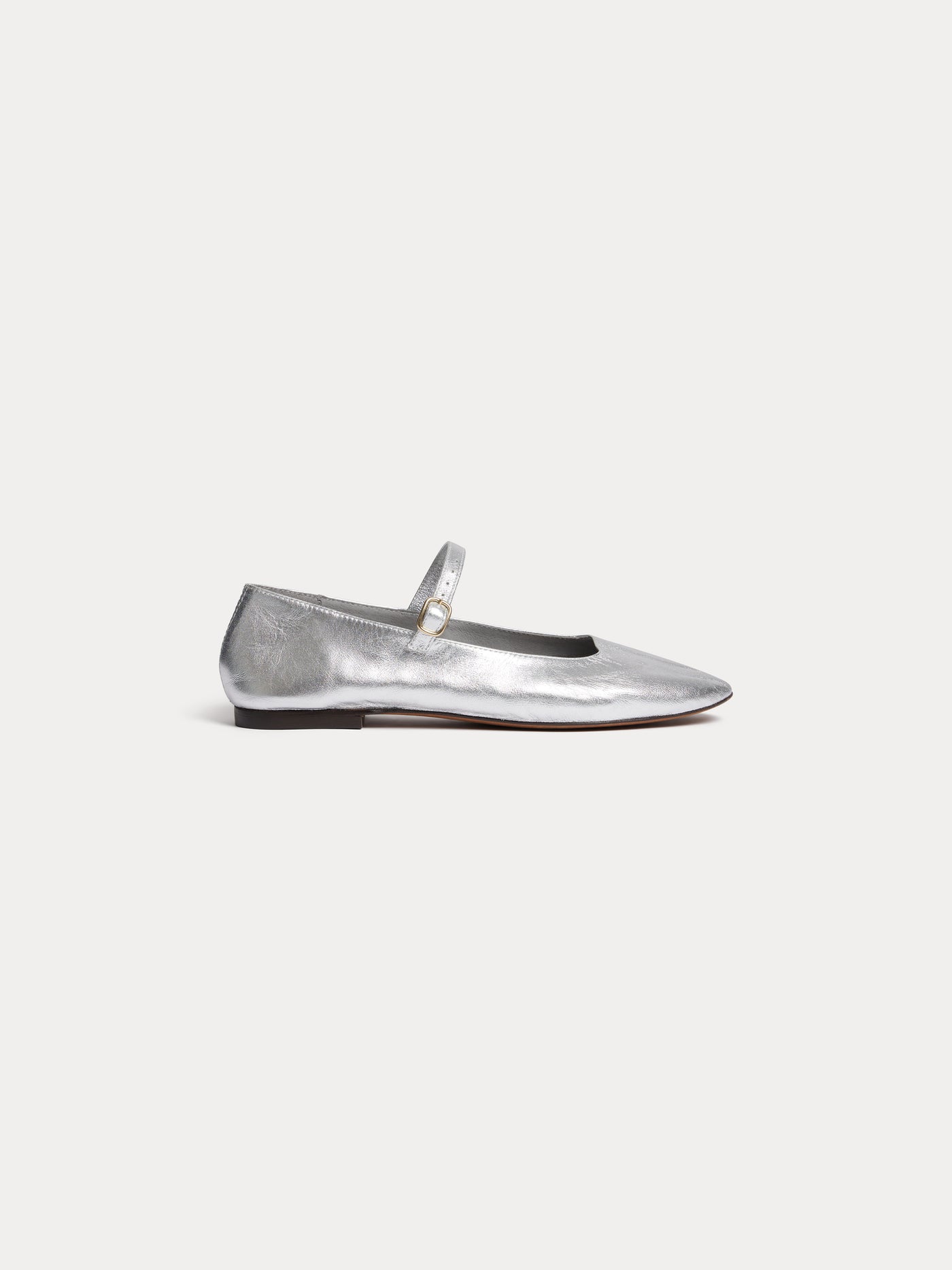 Leyla silver ballerinas flats