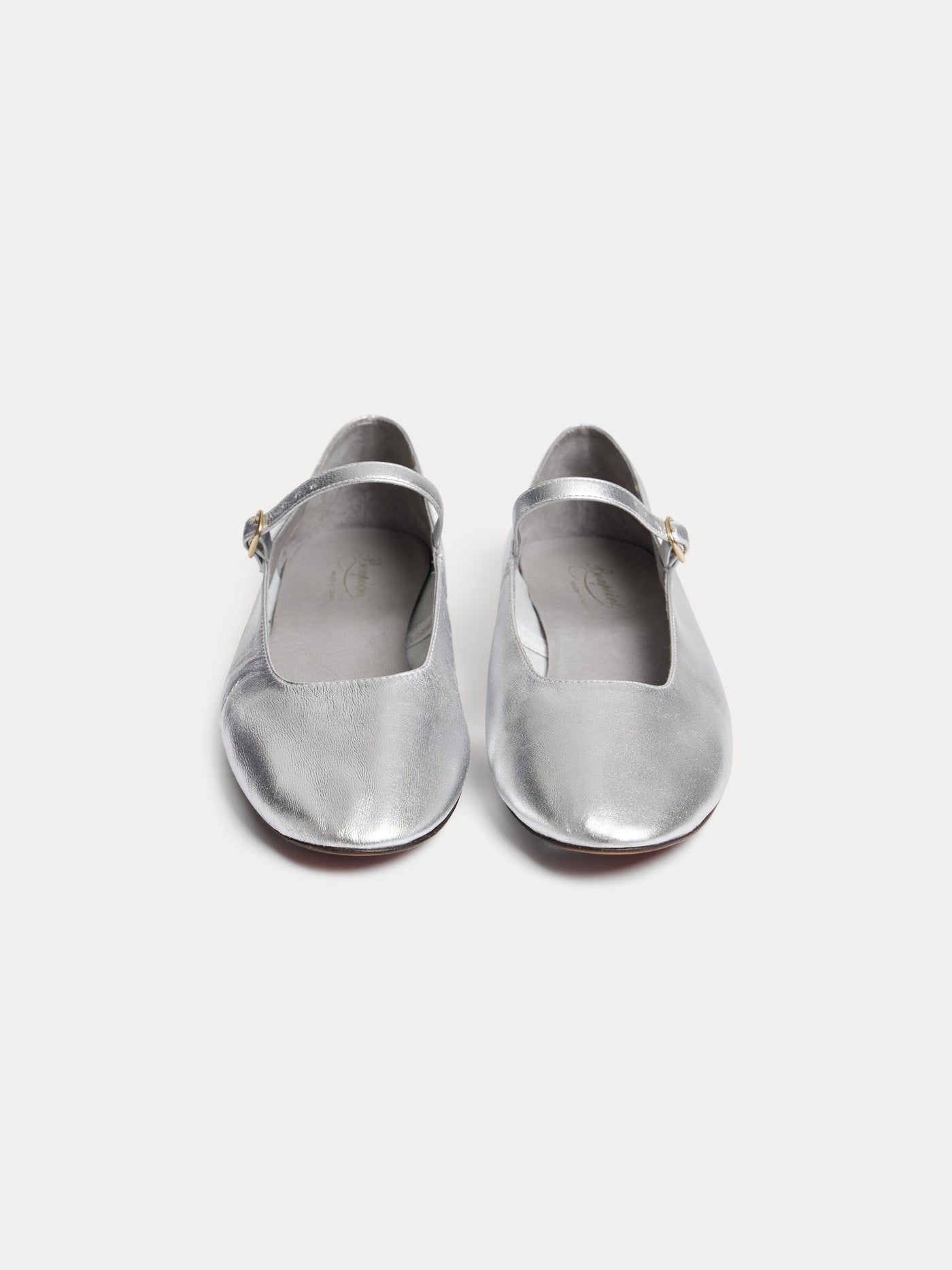 Leyla silver ballerinas flats