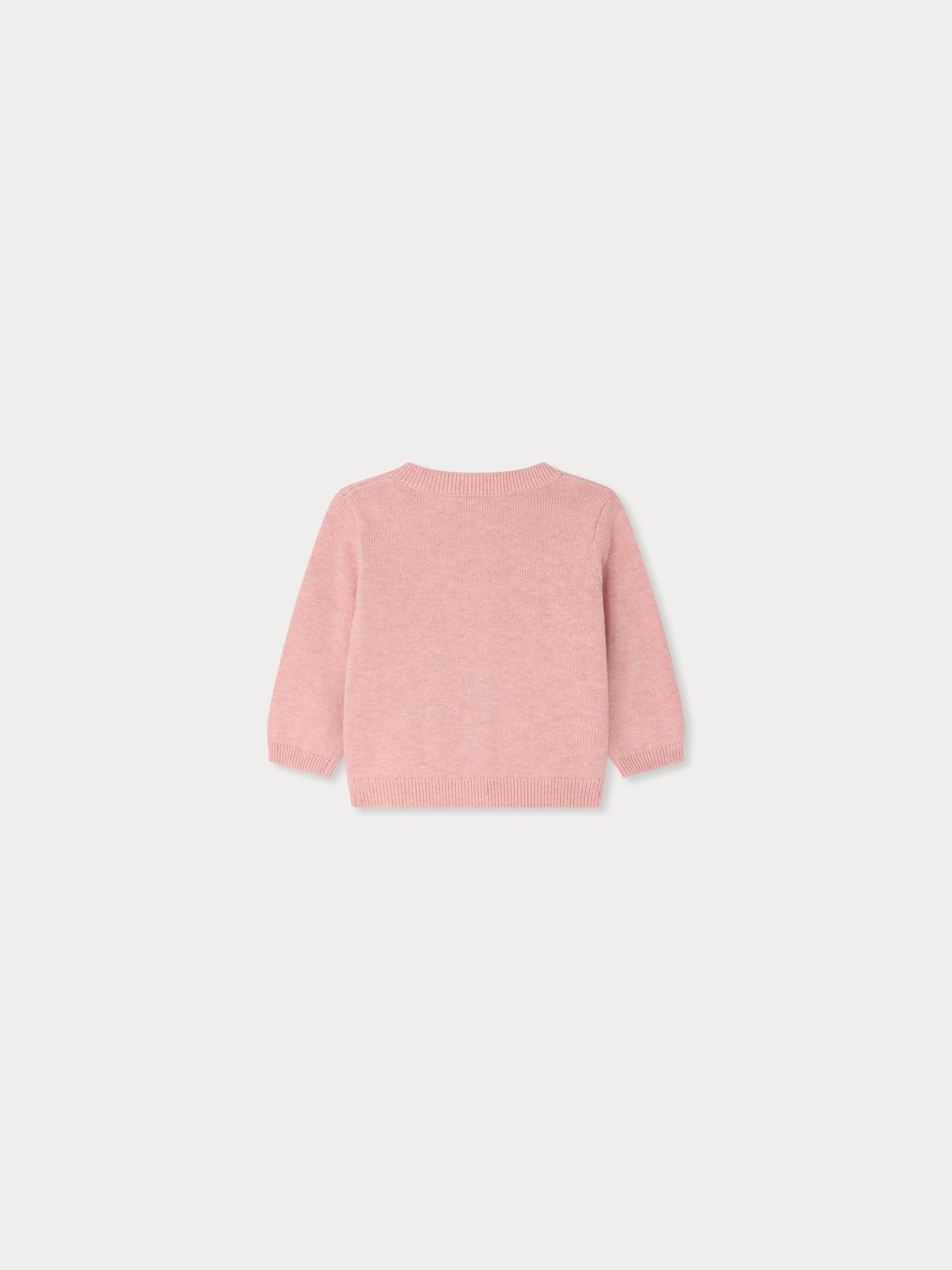 Claudie cardigan with hand-embroidered cherries