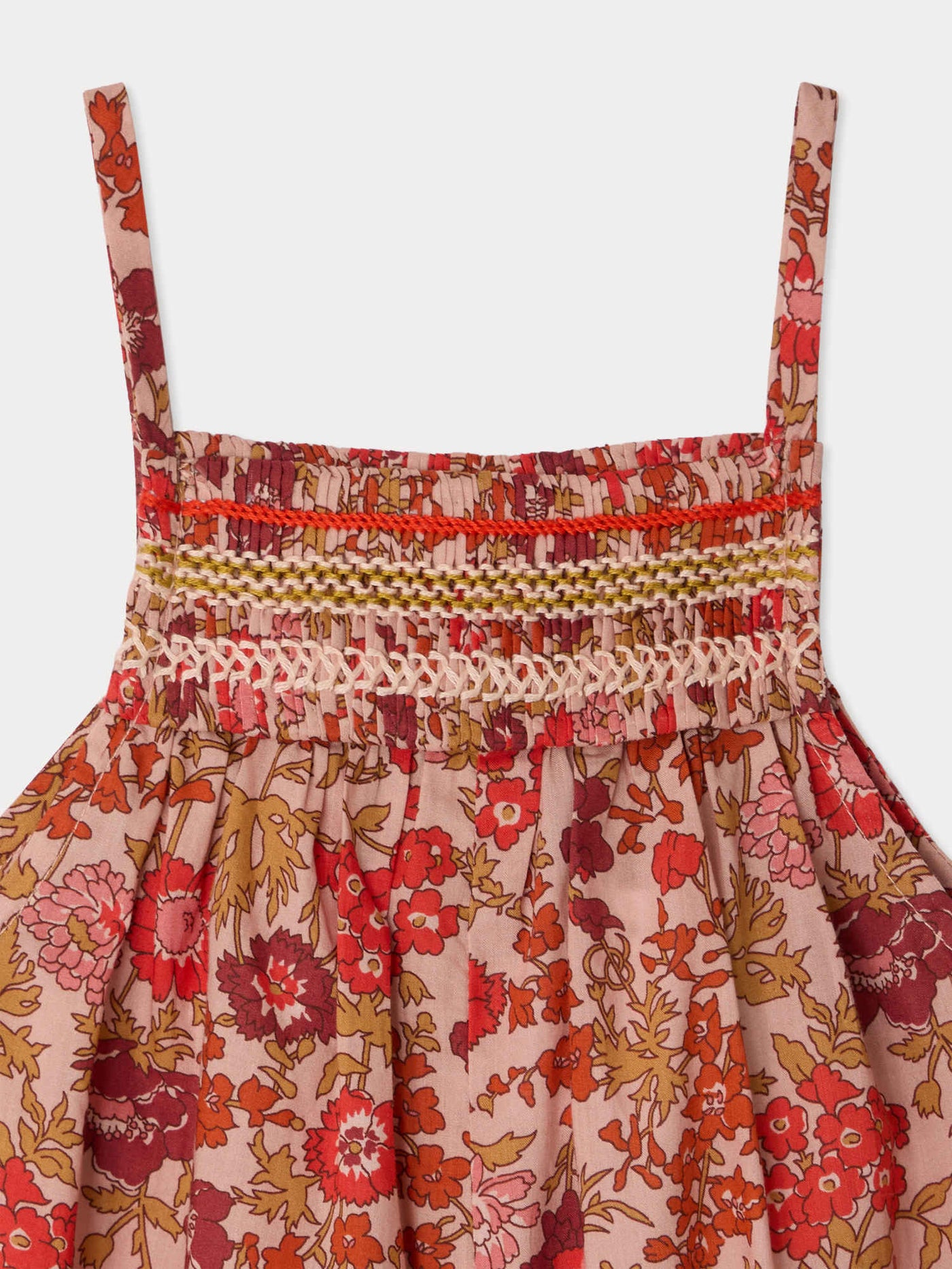 Lilisy dungarees in Liberty fabric and organic cotton