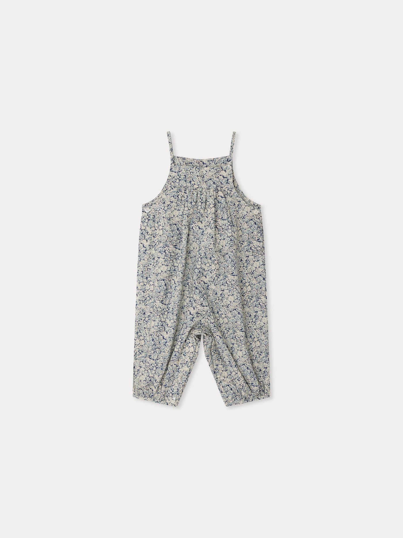 Lisou dungarees in Liberty organic cotton fabric
