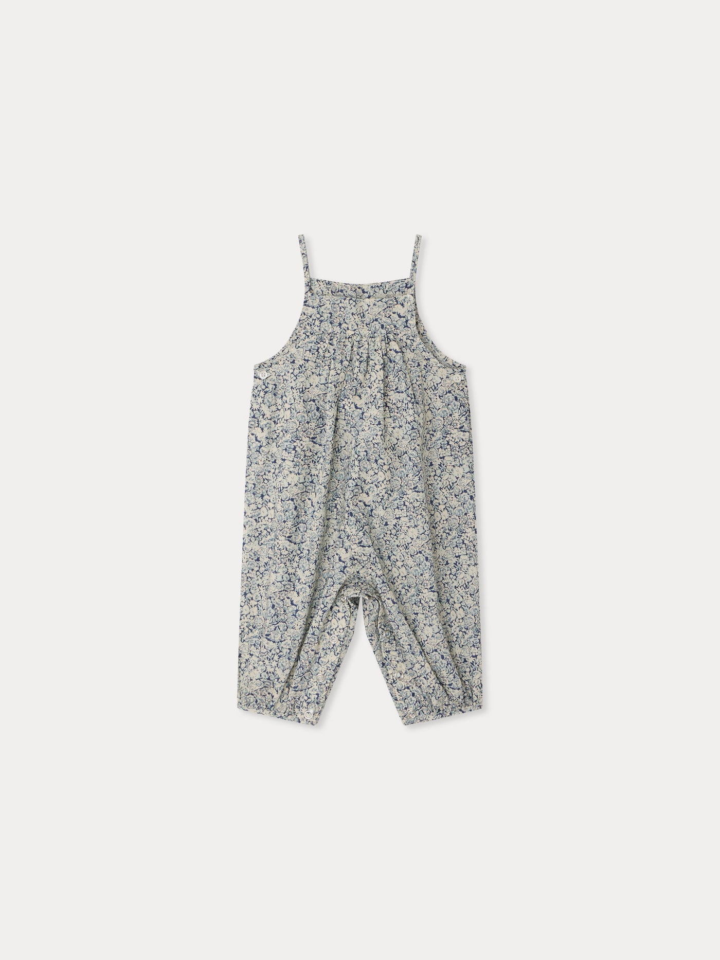 Lisou dungarees in Liberty organic cotton fabric
