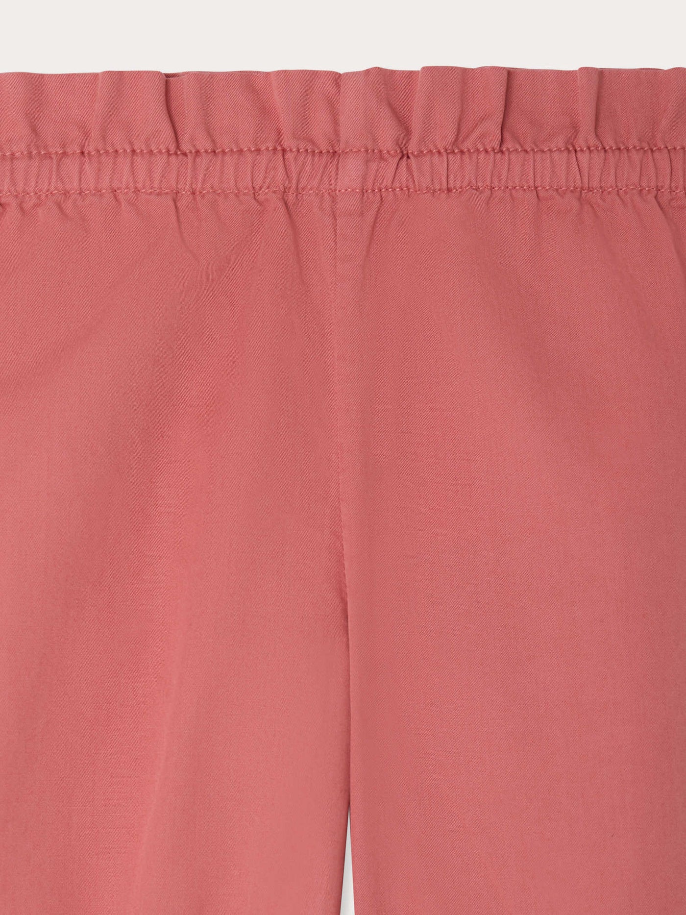 Lydille trousers with ruffles in organic cotton